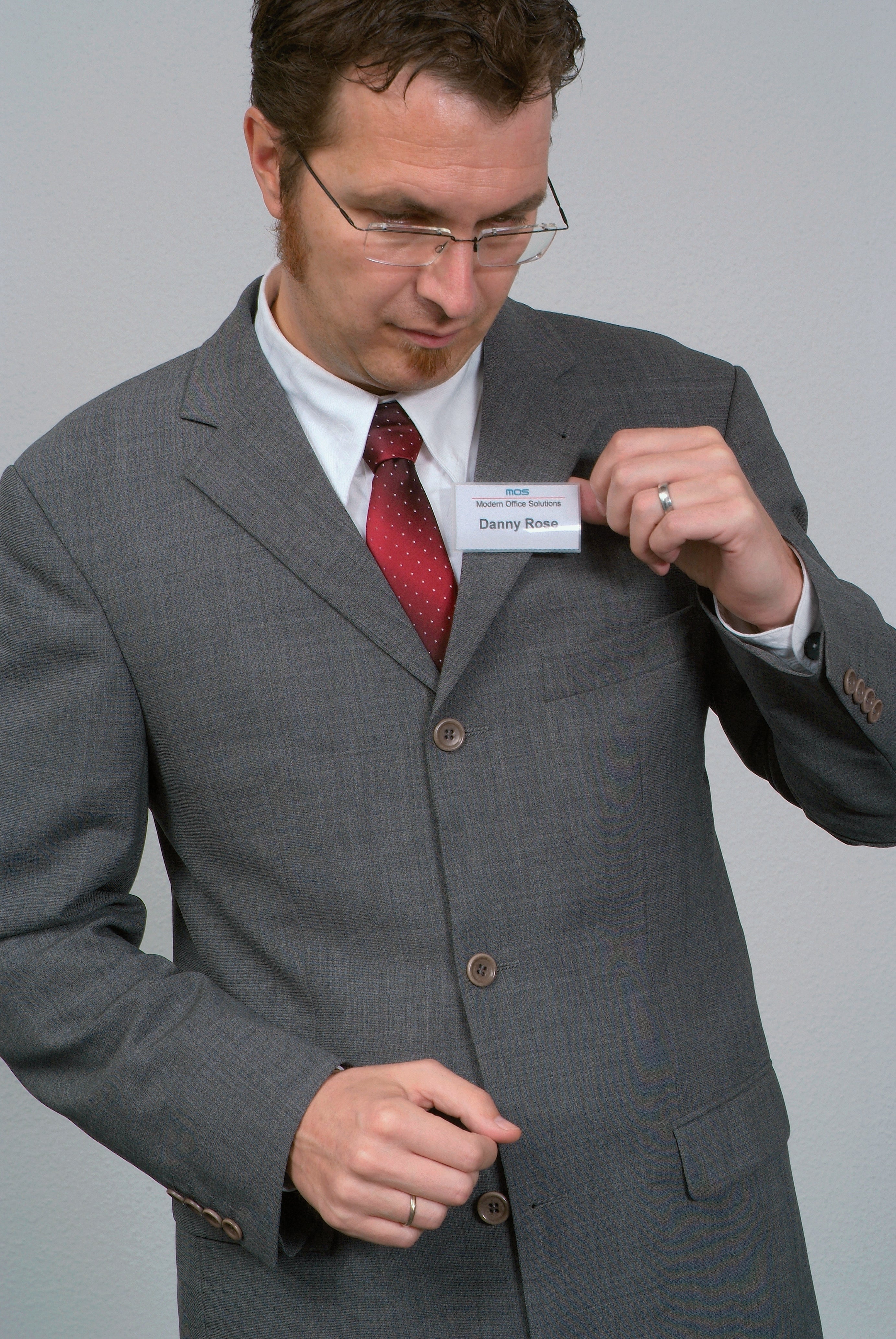 Durable CLICK FOLD Magnet Name Tag Badge Holders & Inserts | 10 Pack | 2.25" x 3.5" Inches