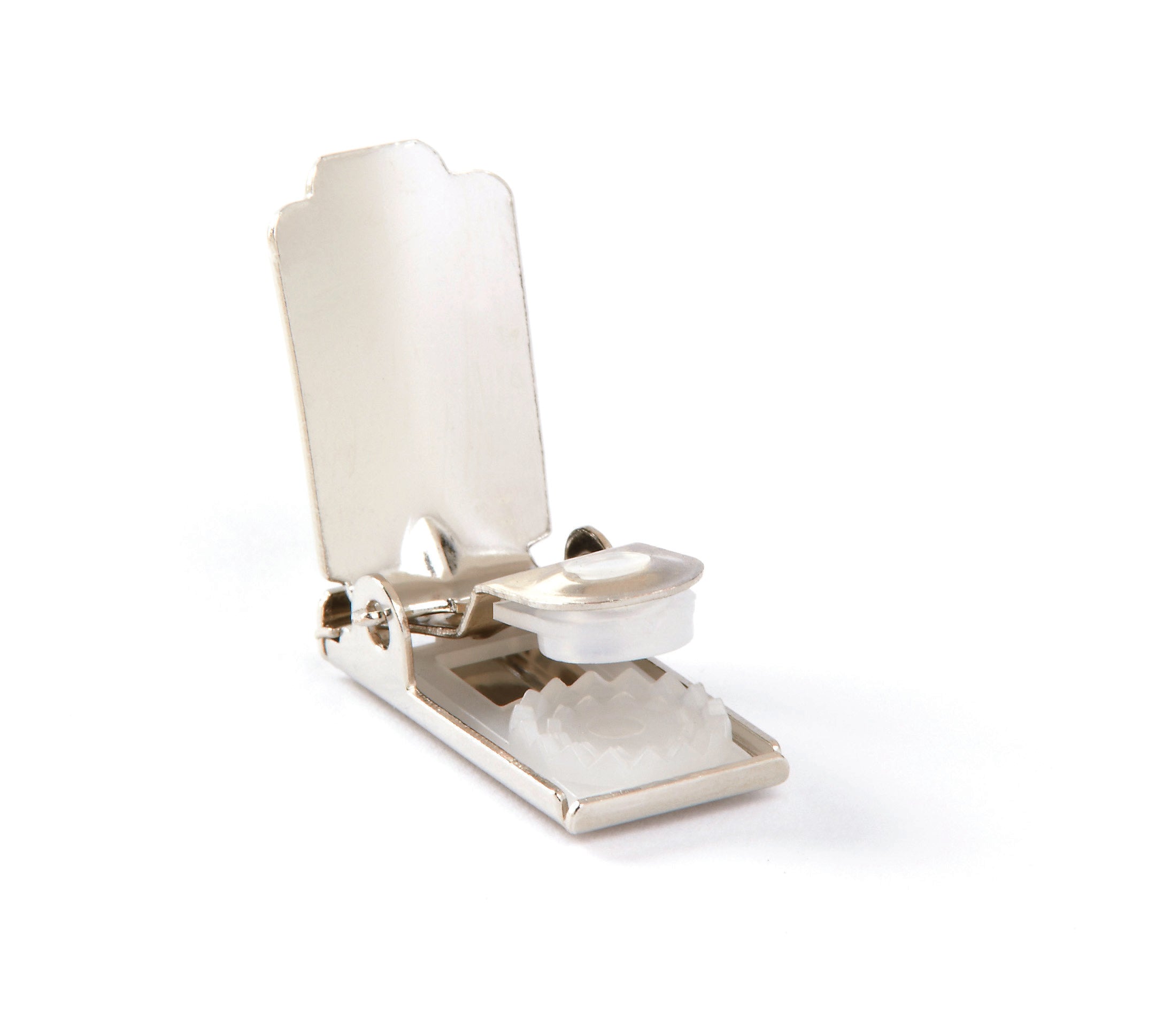 Durable CLICK FOLD Clip Name Tag Badge Holders & Inserts | 25 Pack | 2.25" x 3.5" Inches