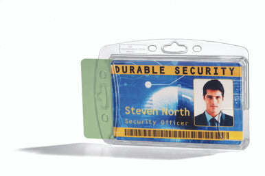Durable Dual Shell-Style ID Card Holder with Lanyard | 10 Box
