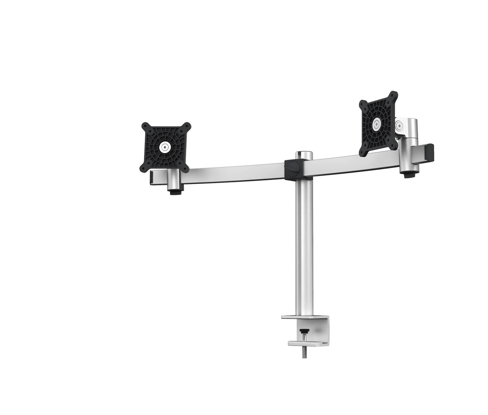 Durable Monitor Mount PRO for 2 Screens | Desk Clamp Attachment