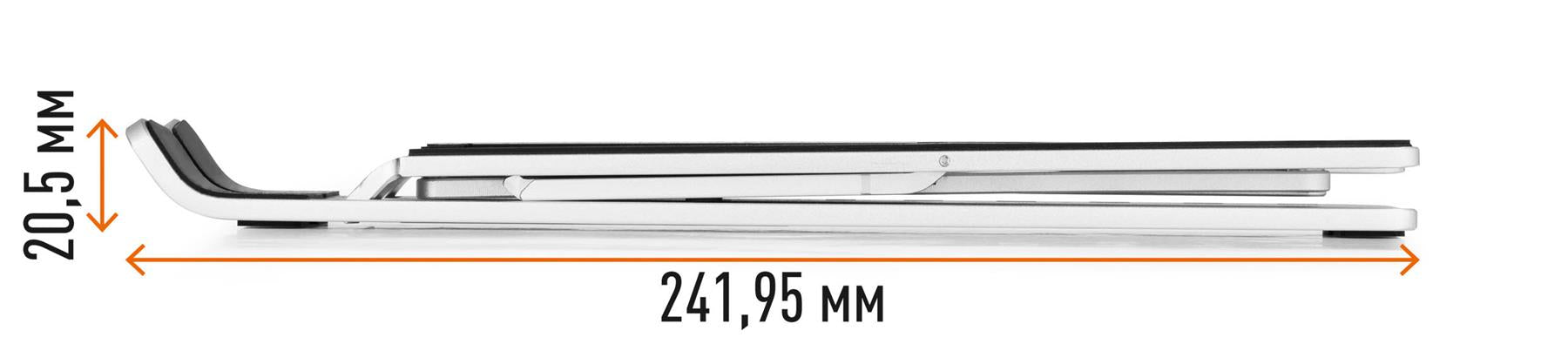 Durable Premium Aluminum Foldable Laptop Stand Rise | Contemporary and Portable