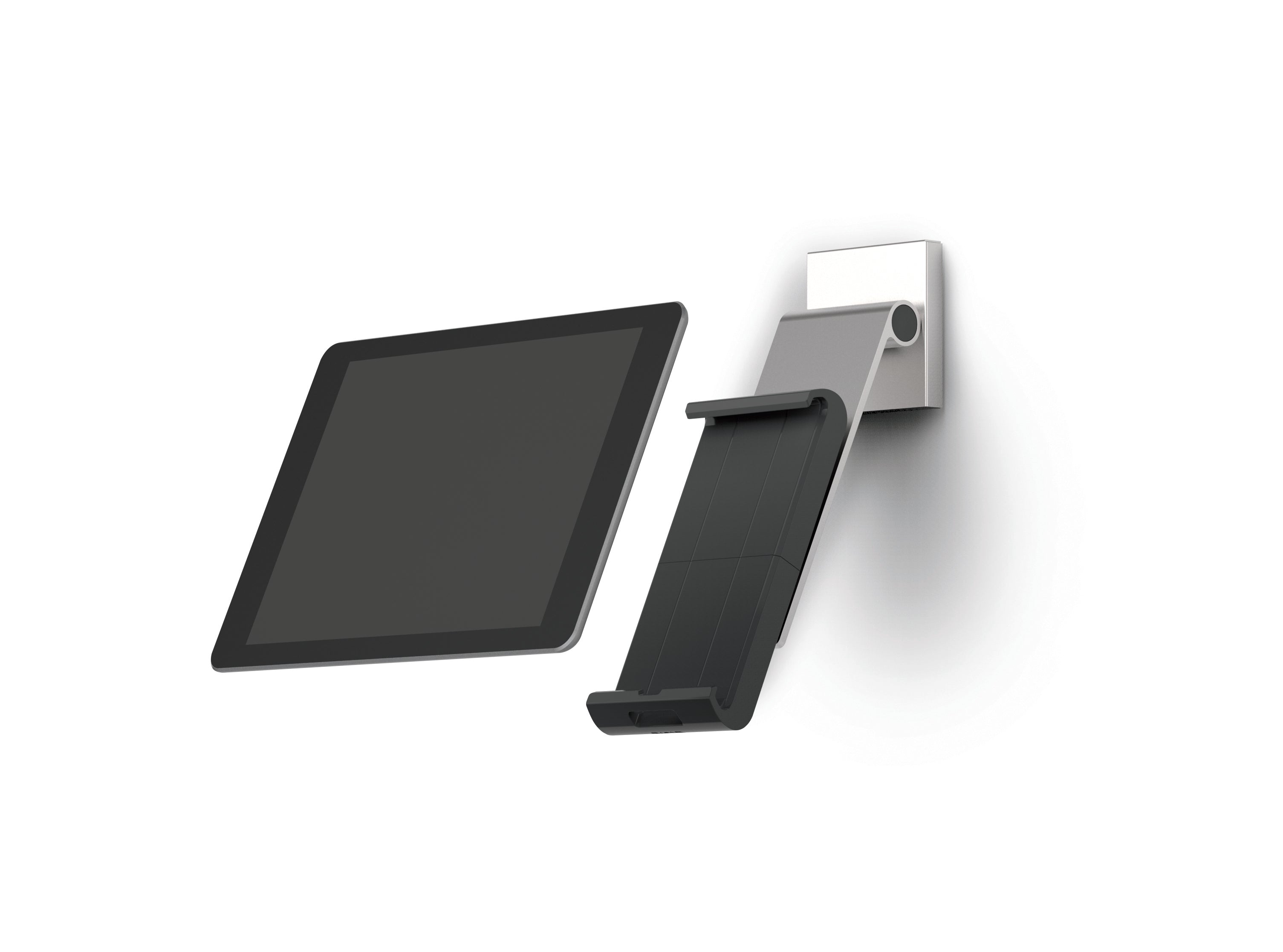 Durable Aluminum Tablet Holder iPad Wall Arm Mount | Lockable & Rotatable