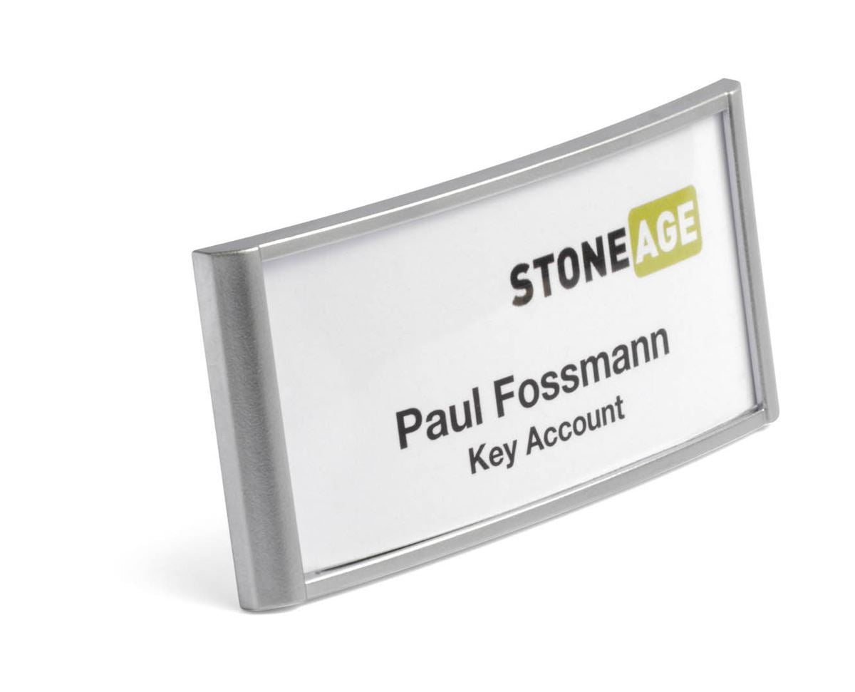 Durable Classic Magnetic Name Tag ID Badge Holders & Inserts | 10 Pack