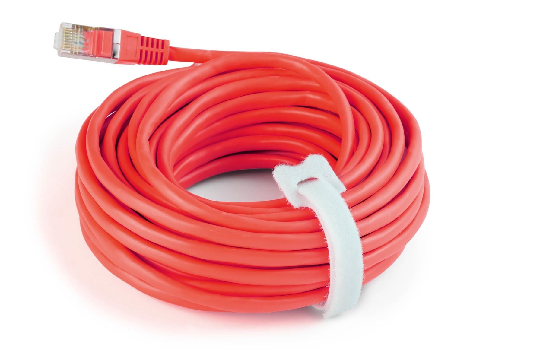 Durable CAVOLINE Reusable Hook and Loop Cable Management Tie Straps | 5 Pack