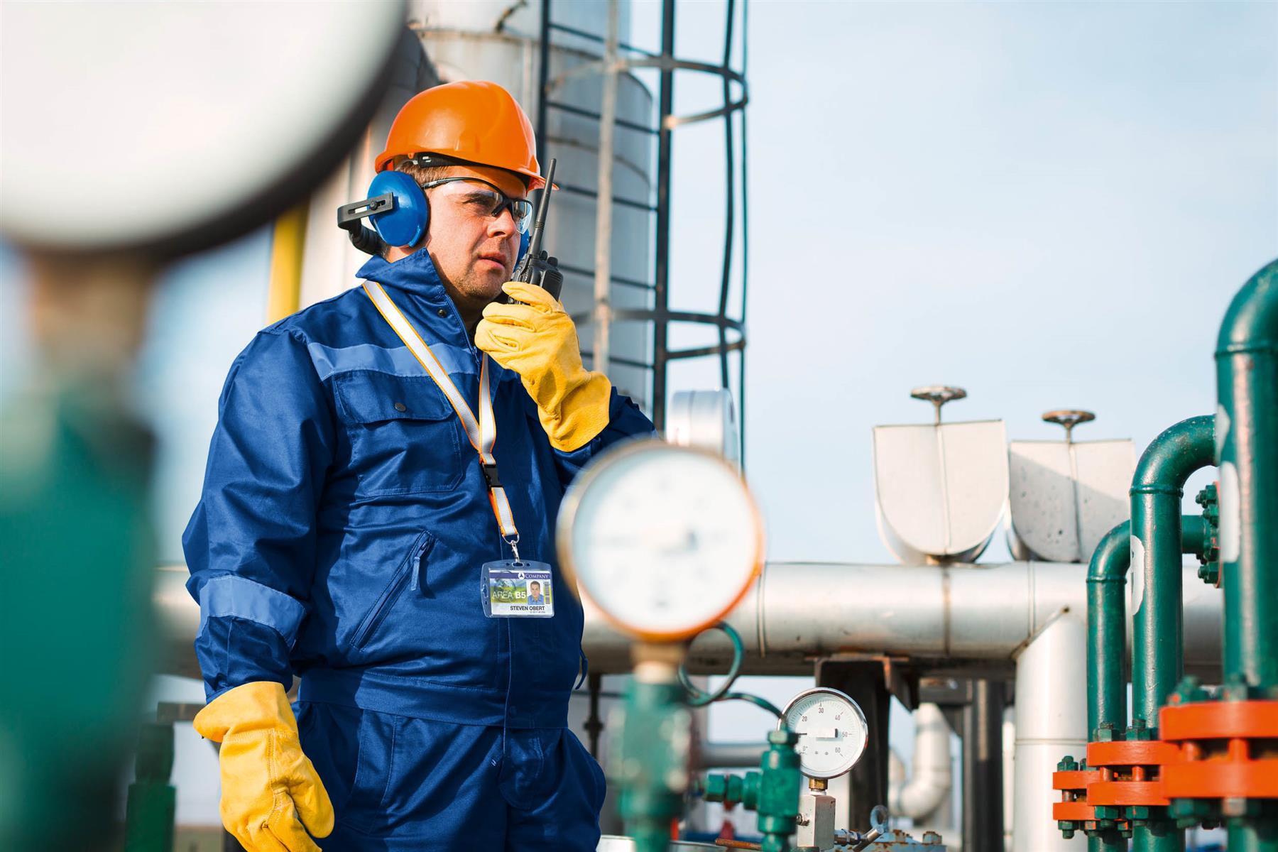 Durable Reflective Detachable Neck Lanyards with Clip and Safety Release | Orange