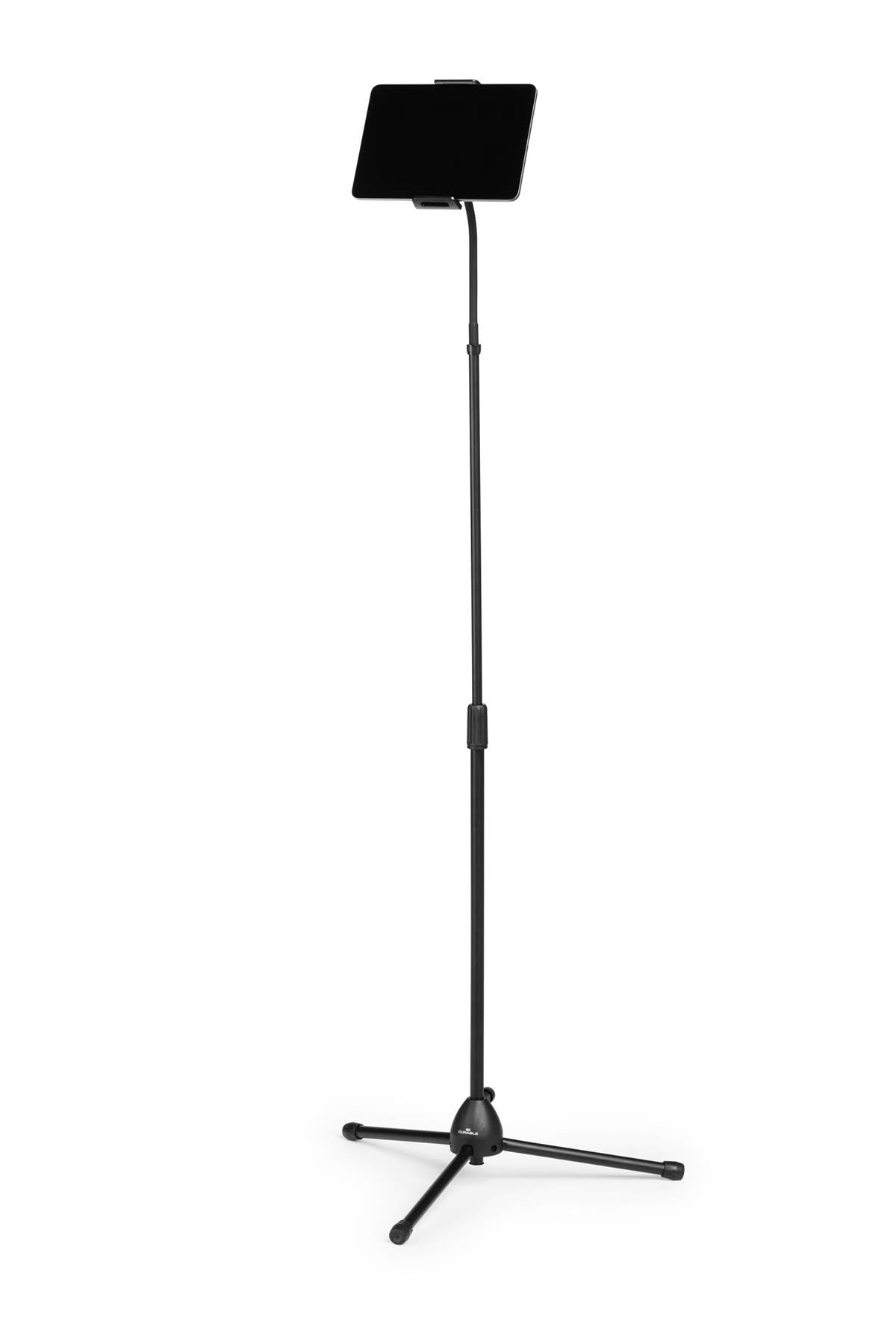 Durable TWIST 360 Gooseneck Tablet and Phone Holder iPad Tripod Stand | Black