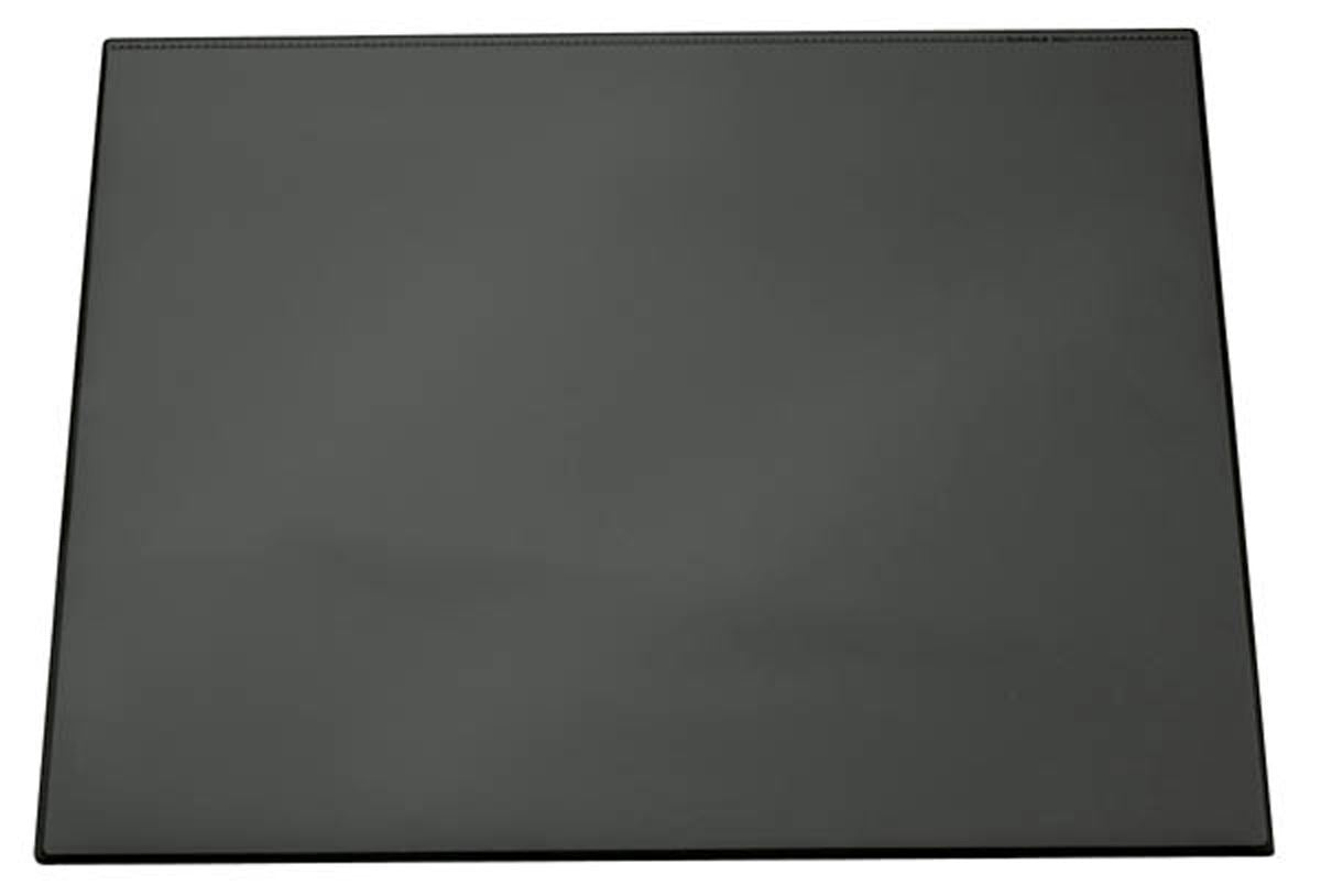 Durable Clear Overlay Non-Slip Desk Mat Notes Protector Pad | 25.5" x 20.5" Inches | Black | Pack of 5