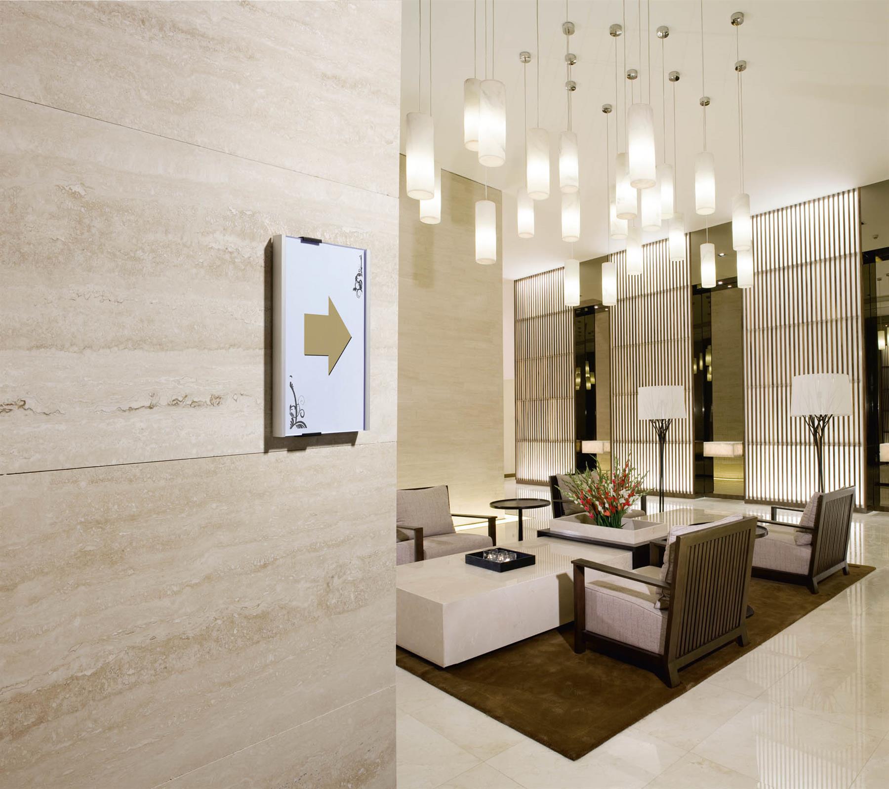 Durable Anodized Aluminum Door Sign Holder Wall Mounted Frame | Half Letter Size