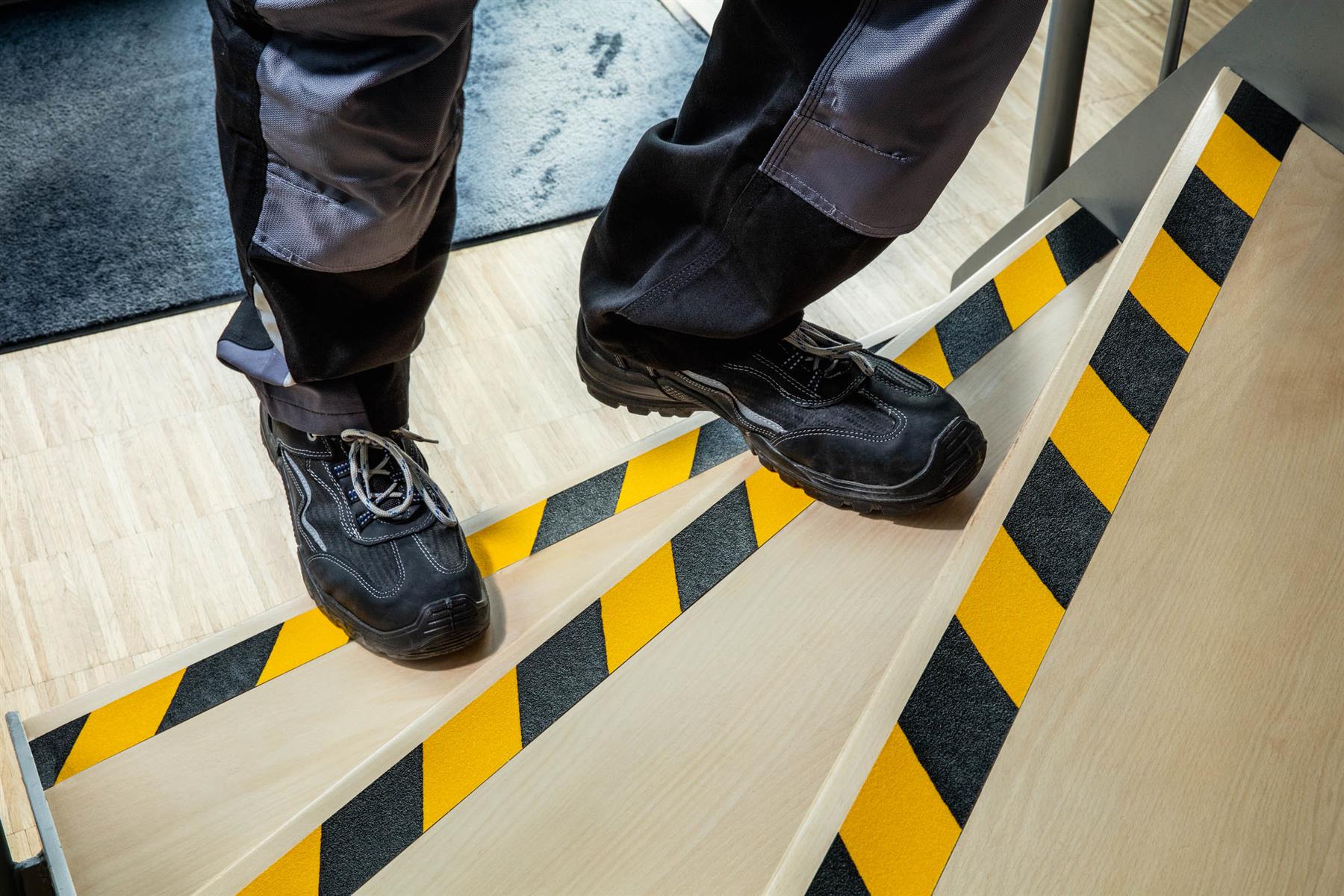 Durable DURALINE GRIP Strong Anti Slip Hazard Warning Floor Tape | 50mm x 15m