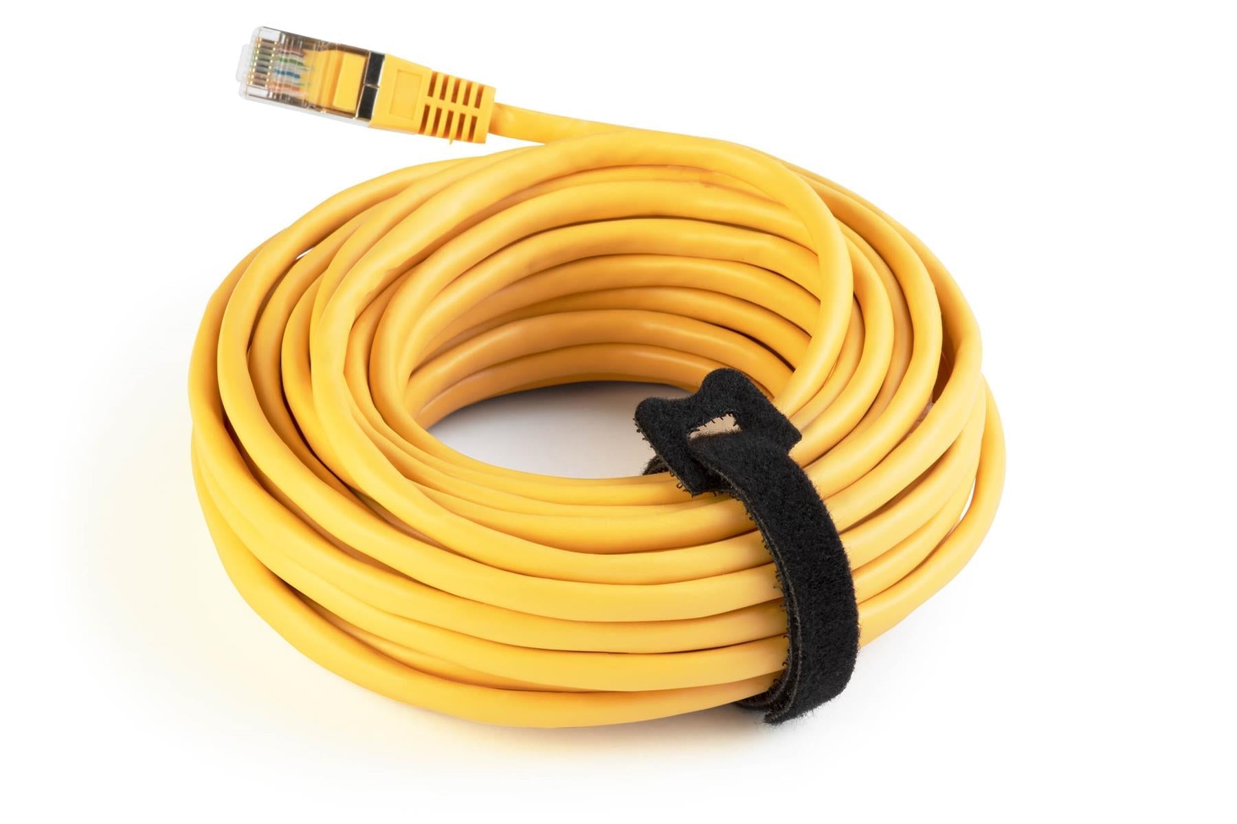 Durable CAVOLINE Reusable Hook and Loop Cable Management Tie Straps | 5 Pack