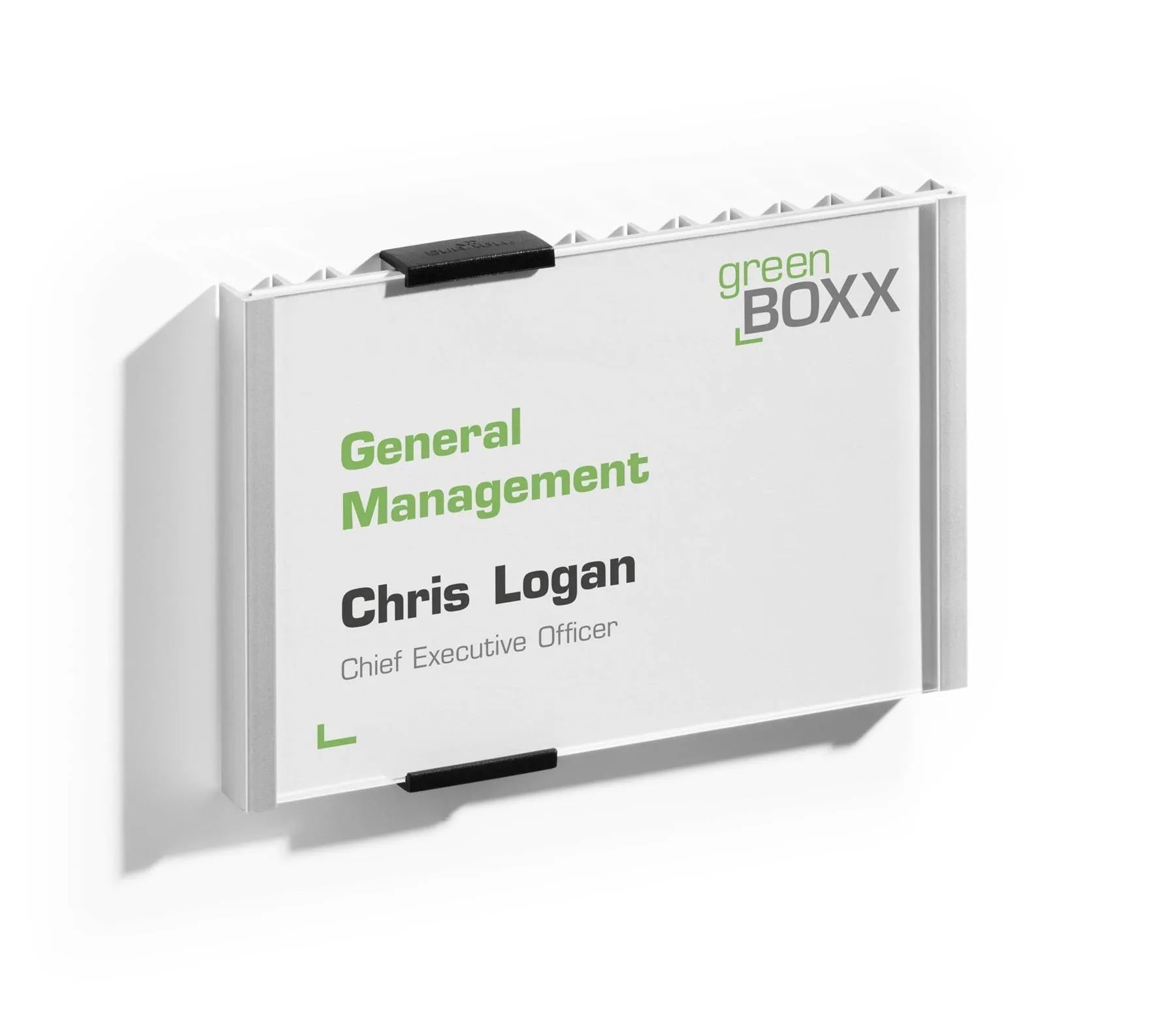 Showing Durable UK's Durable Anodized Aluminum Door Sign Holder Wall Mounted Frame | A6, available as SKU 480123 with EAN 4005546400037.