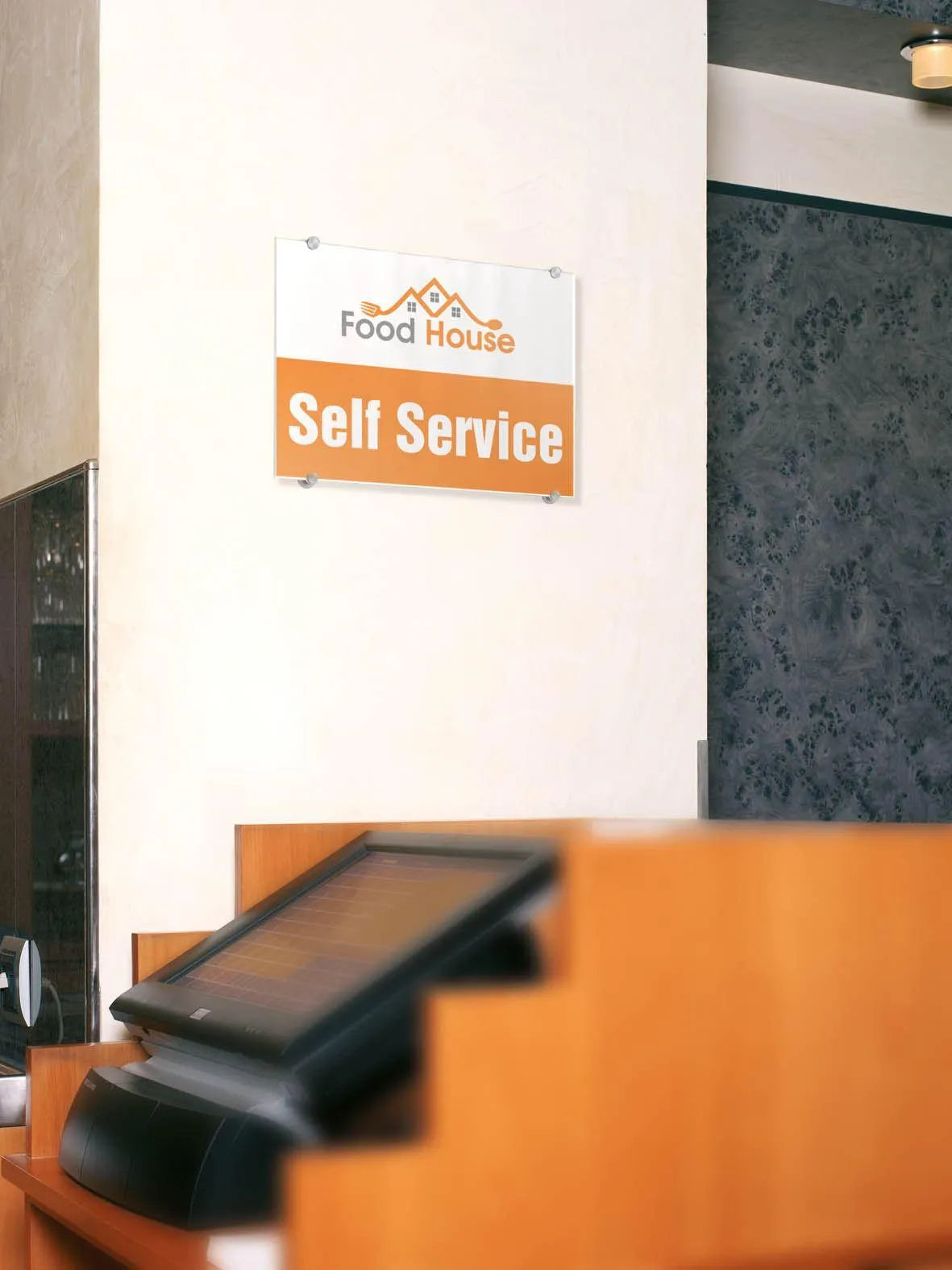 Showing Durable UK's Durable CRYSTAL Frameless Acrylic Door Sign Holder Wall Mounted | A3, available as SKU 482619 with EAN 4005546403656.