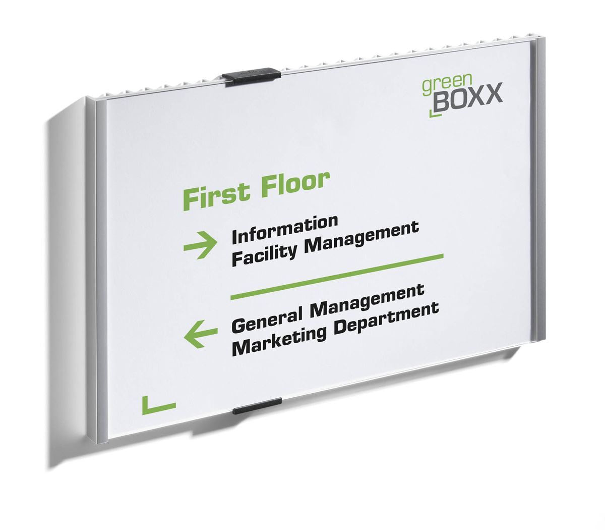 Durable Anodized Aluminum Door Sign Holder Wall Mounted Frame | Letter Size 8.25" x 11.75" Inches