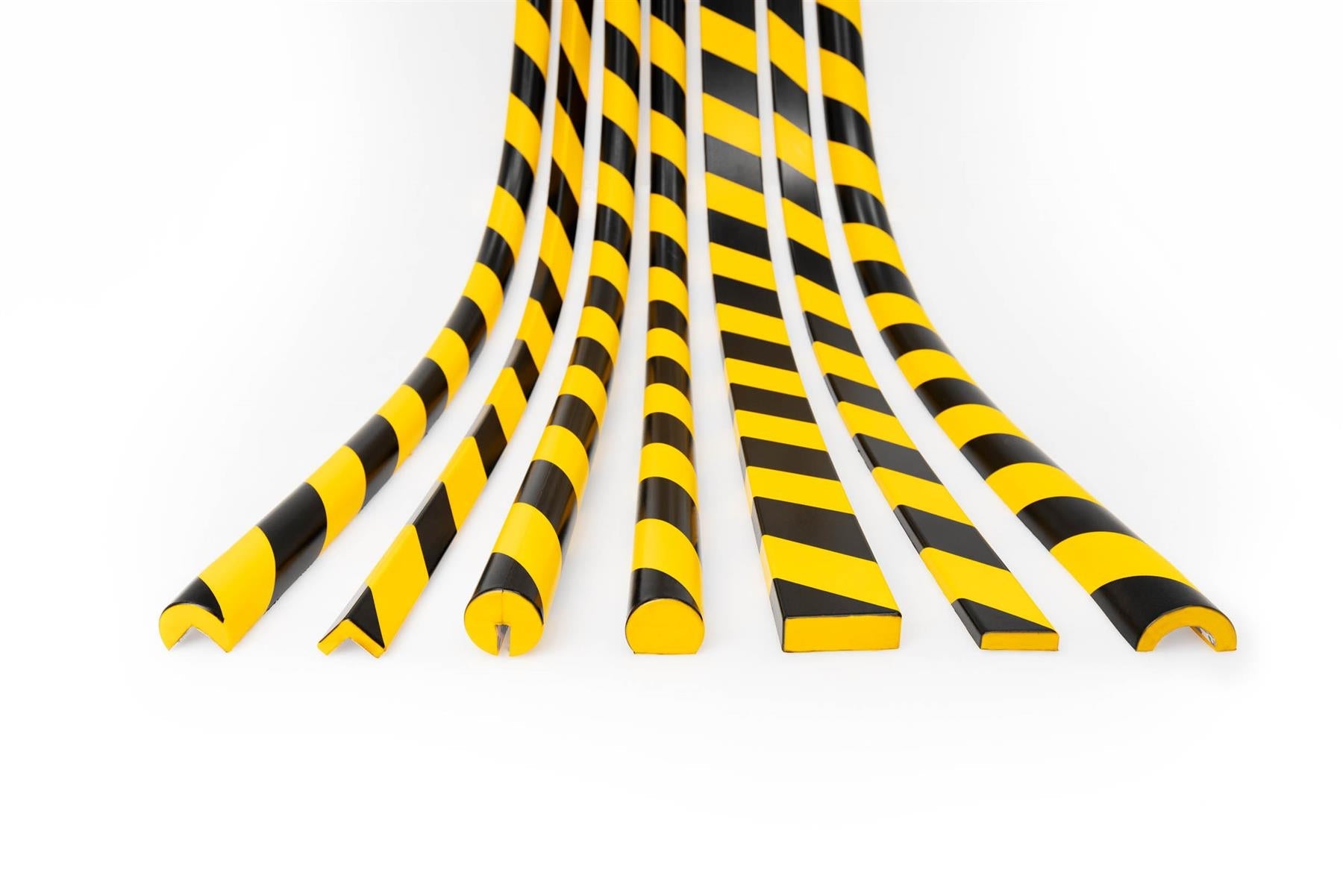 Durable Adhesive Warning Surface Impact Protection Profiles S20 | 1 Meter | Pack of 5