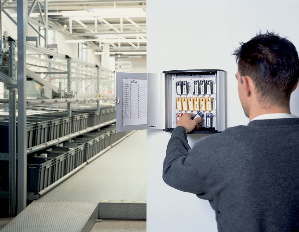 Durable Key Safe 18 Lock Box | Holds 18 Keys | Includes 6 Key Clips