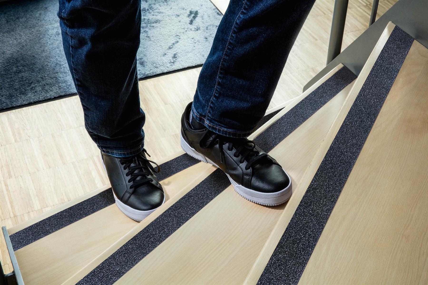 Durable DURALINE GRIP Heavy Duty Anti Slip Floor Tape | 3" x 50ft | Black