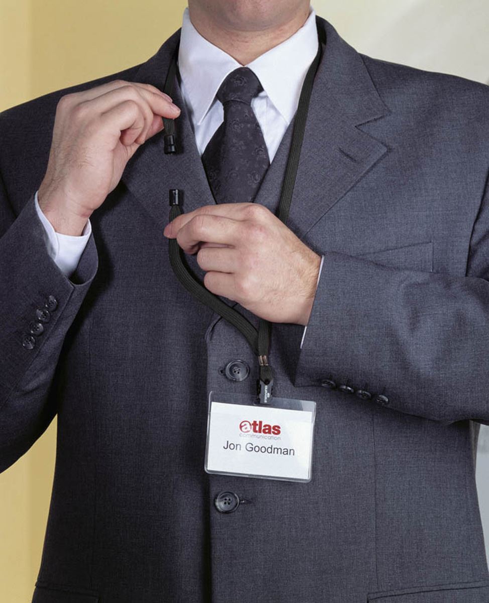 Durable Soft Neck Lanyards with Clip and Safety Release | 10 Pack | Black