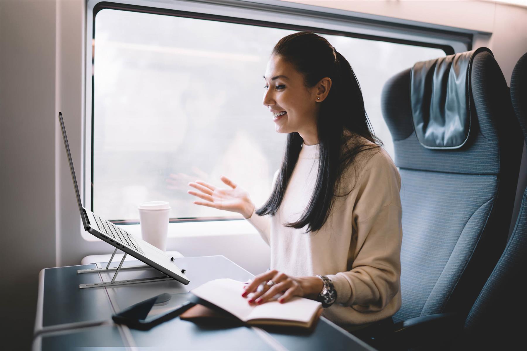 Durable Premium Aluminum Foldable Laptop Stand Rise | Contemporary and Portable