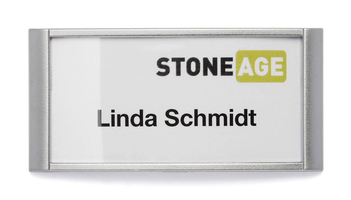 Durable Classic Magnetic Name Tag ID Badge Holders & Inserts | 10 Pack