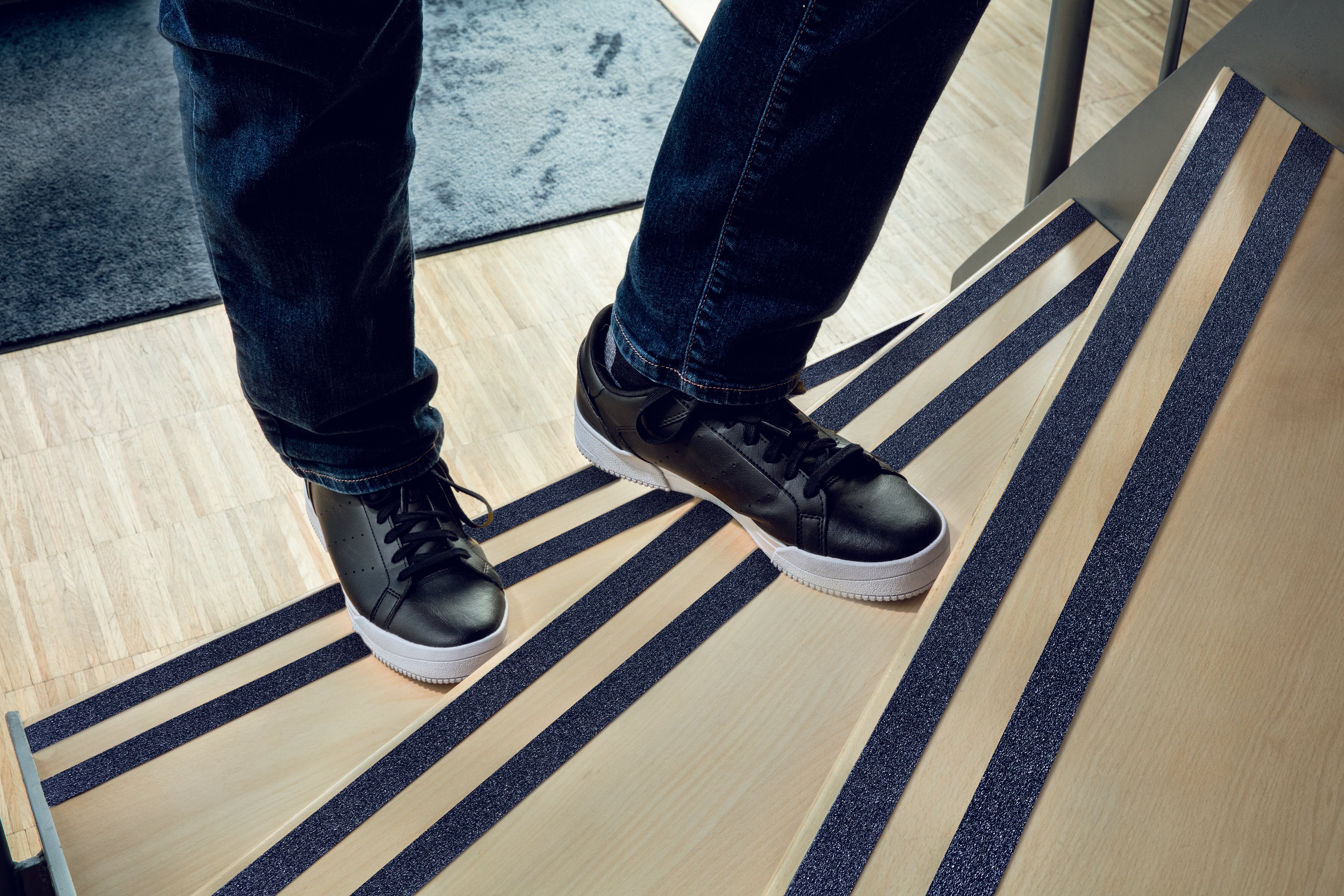 Durable DURALINE GRIP Heavy Duty Anti Slip Floor Tape | 0.98" x 15m | Black