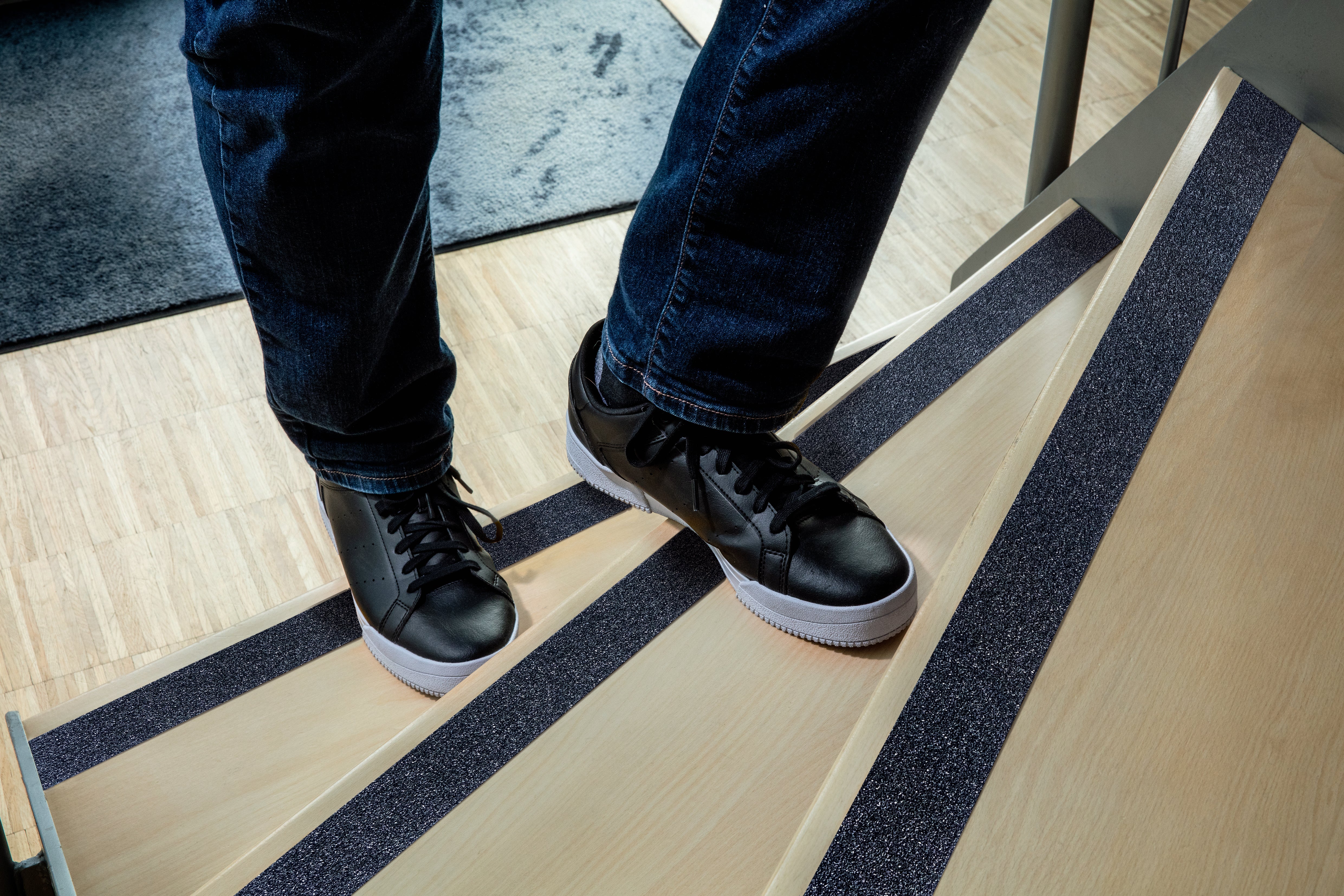 Durable DURALINE GRIP Heavy Duty Anti Slip Floor Tape | 2" x 50ft | Black