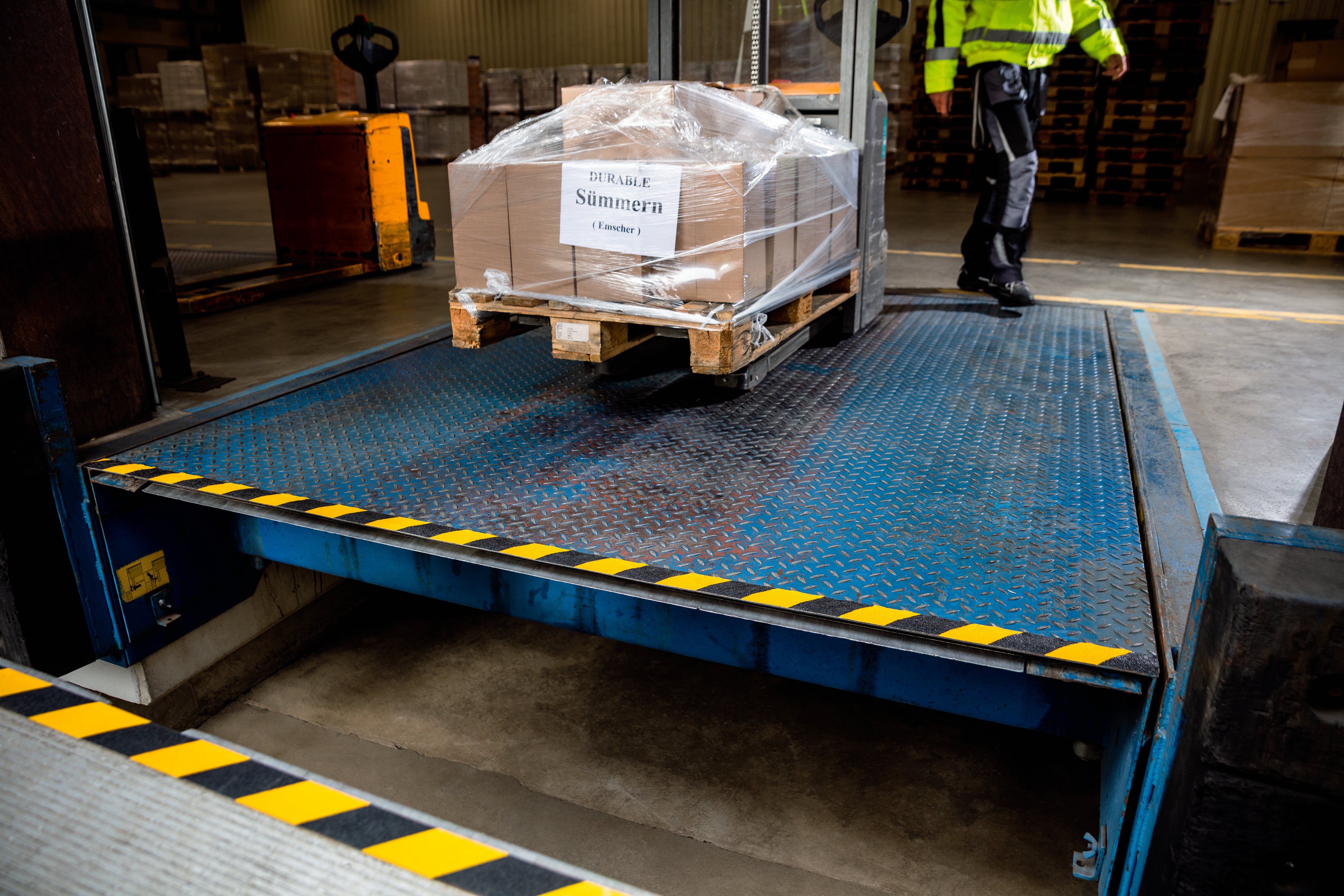 Durable DURALINE GRIP+ Strong Anti Slip Hazard Warning Floor Tape | 2" x 50ft