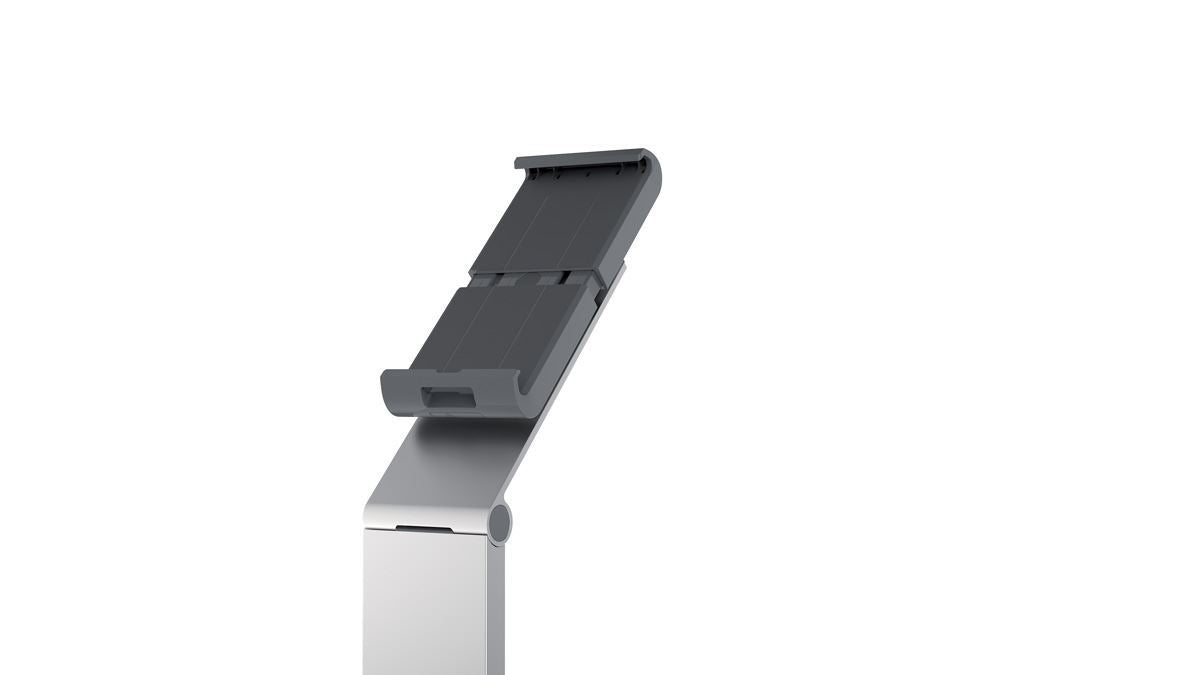 Durable Aluminum Tablet Holder iPad Floor Exhibition Stand | Rotates & Locks