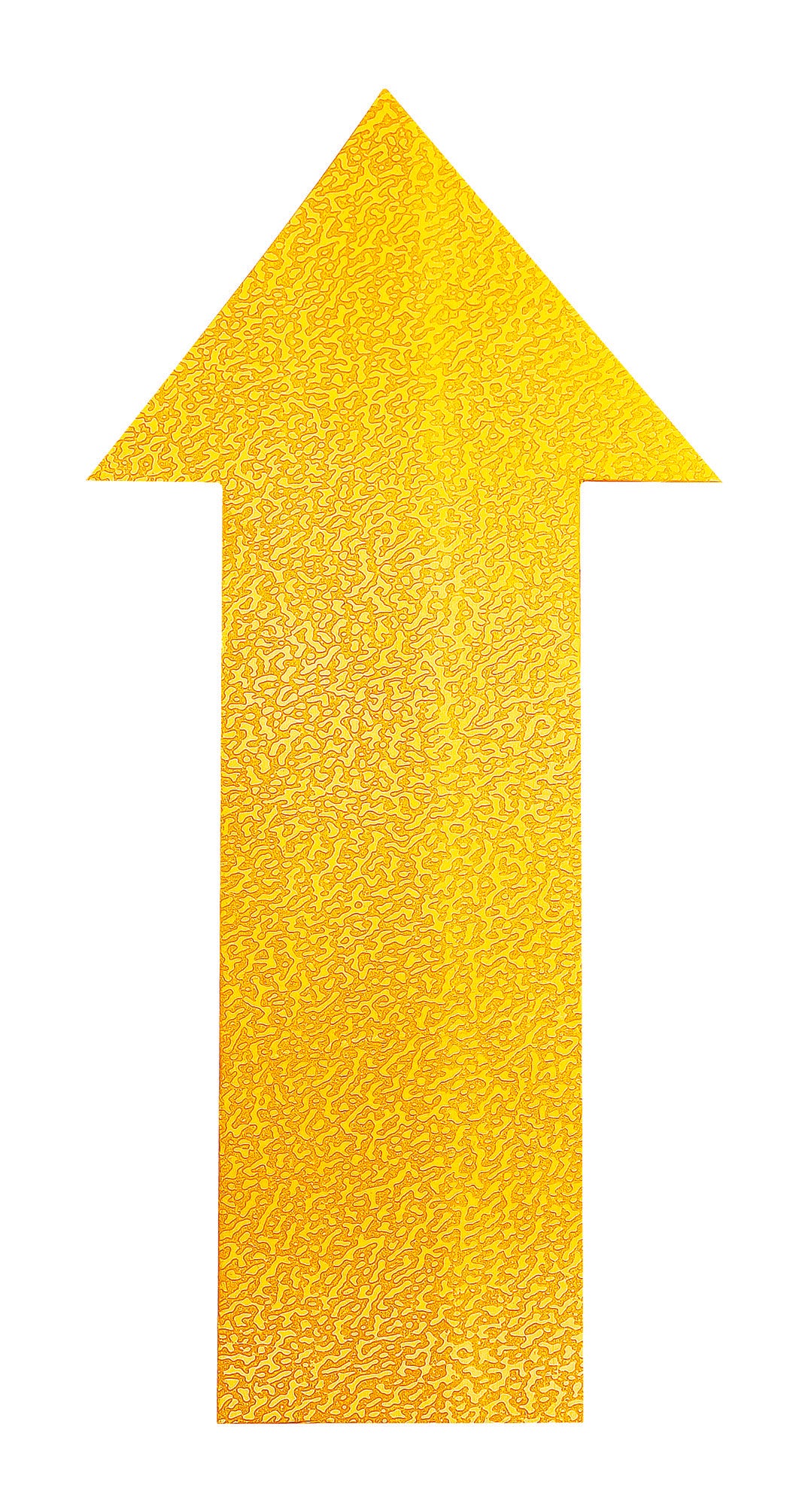 Durable Heavy Duty Adhesive Floor Marking Arrow Shape | 10 Pack | Yellow