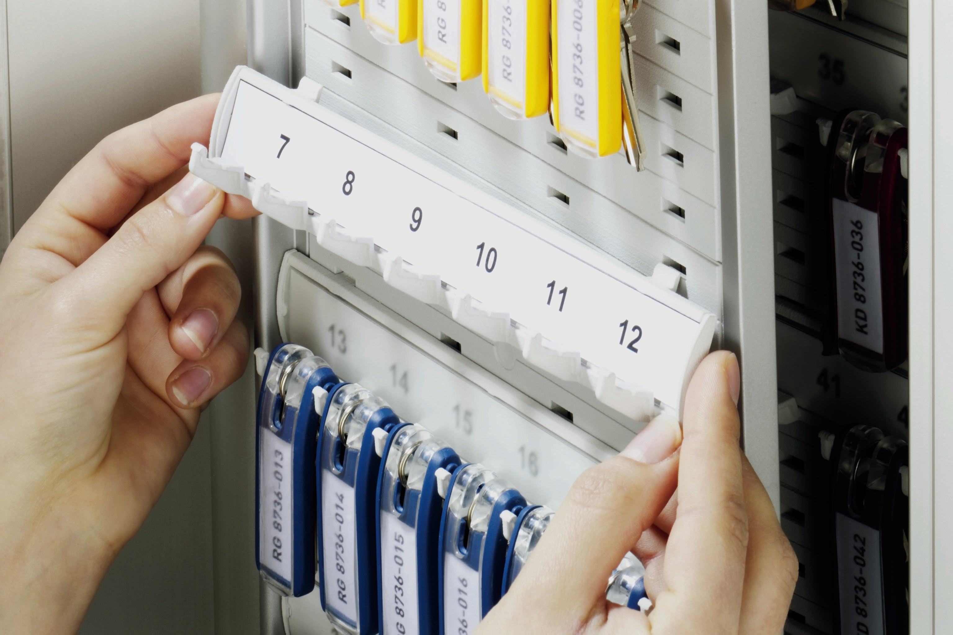 Durable Key Safe 72 Combination Lock Box | Holds 72 Keys | Includes 6 Key Clips