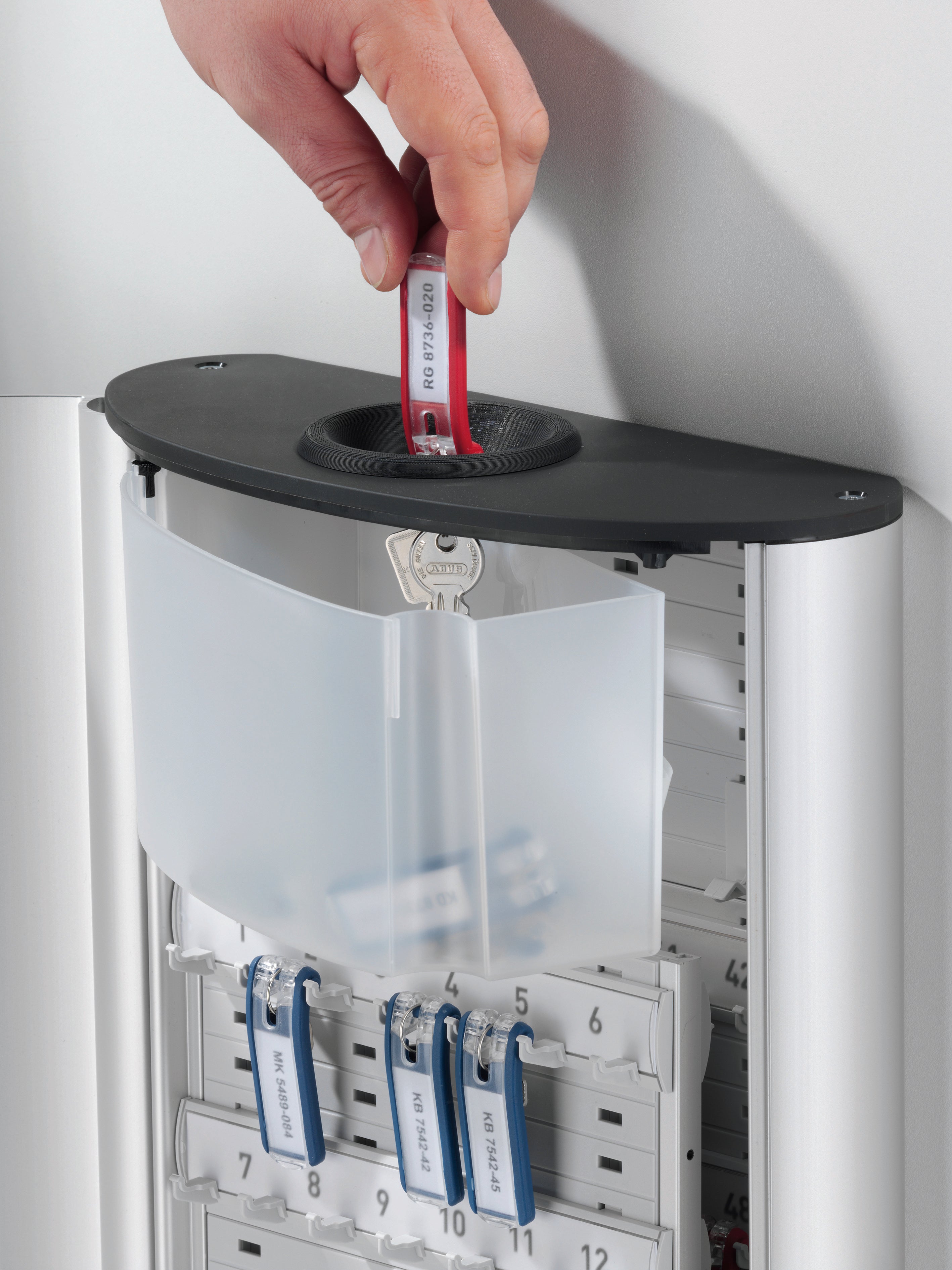 Durable Key Safe Plus Lock Box Drop Slot | Holds 54 Keys | Includes 6 Key Clips