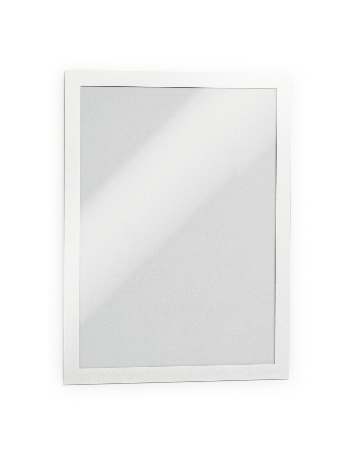 Durable DURAFRAME Self-Adhesive Sign Holder | Letter 8.5" x 11" | White | 2 Pack