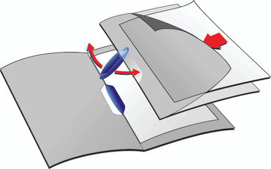 Durable SWINGCLIP Report Cover | Letter Size | 30 Sheet Capacity | Dark Blue Clip | 25 Box