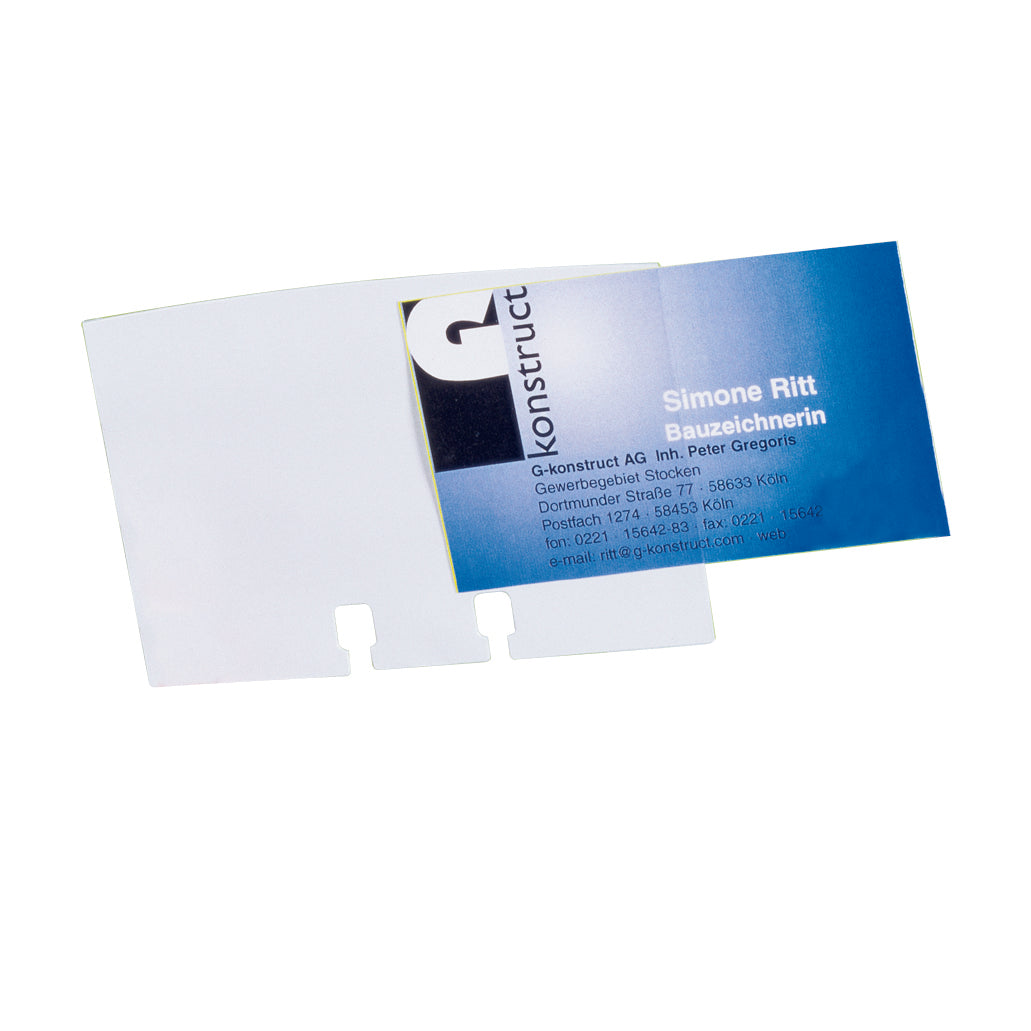 Durable VISIFIX 200 Card Business Card Holder File | Pockets & A-Z Index | Black