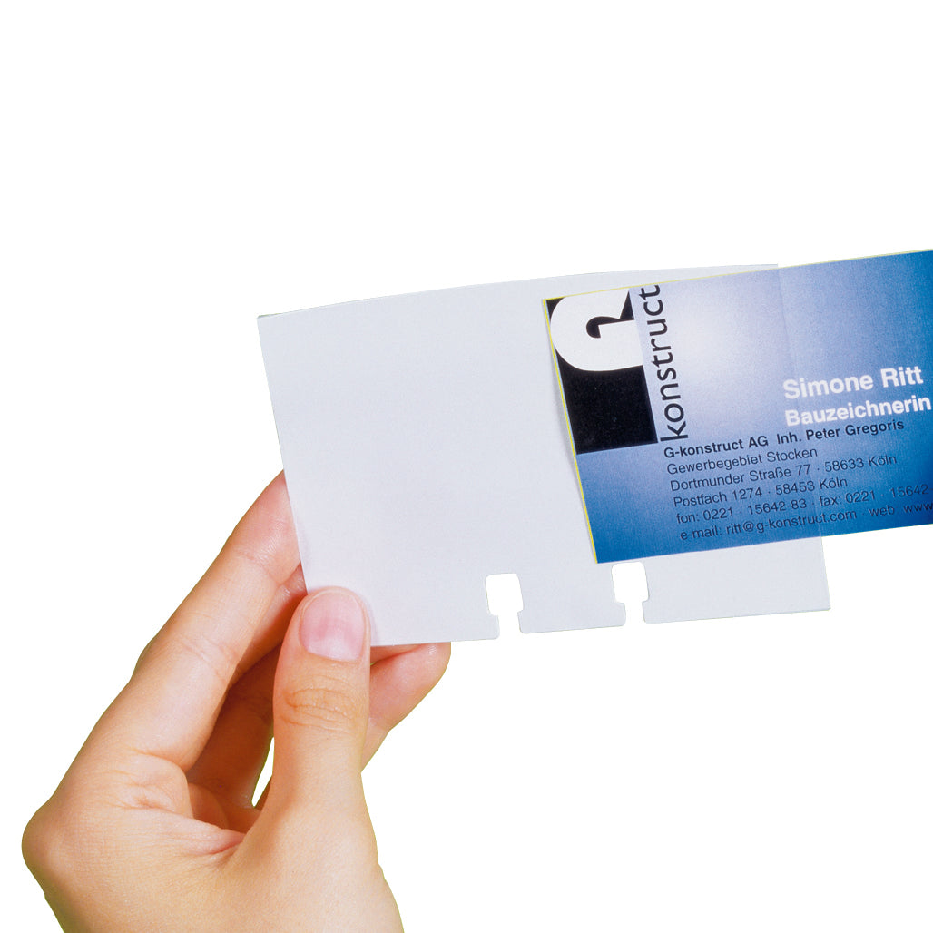 Durable VISIFIX TELINDEX Rotary File Business Card Pockets | 40 Pack