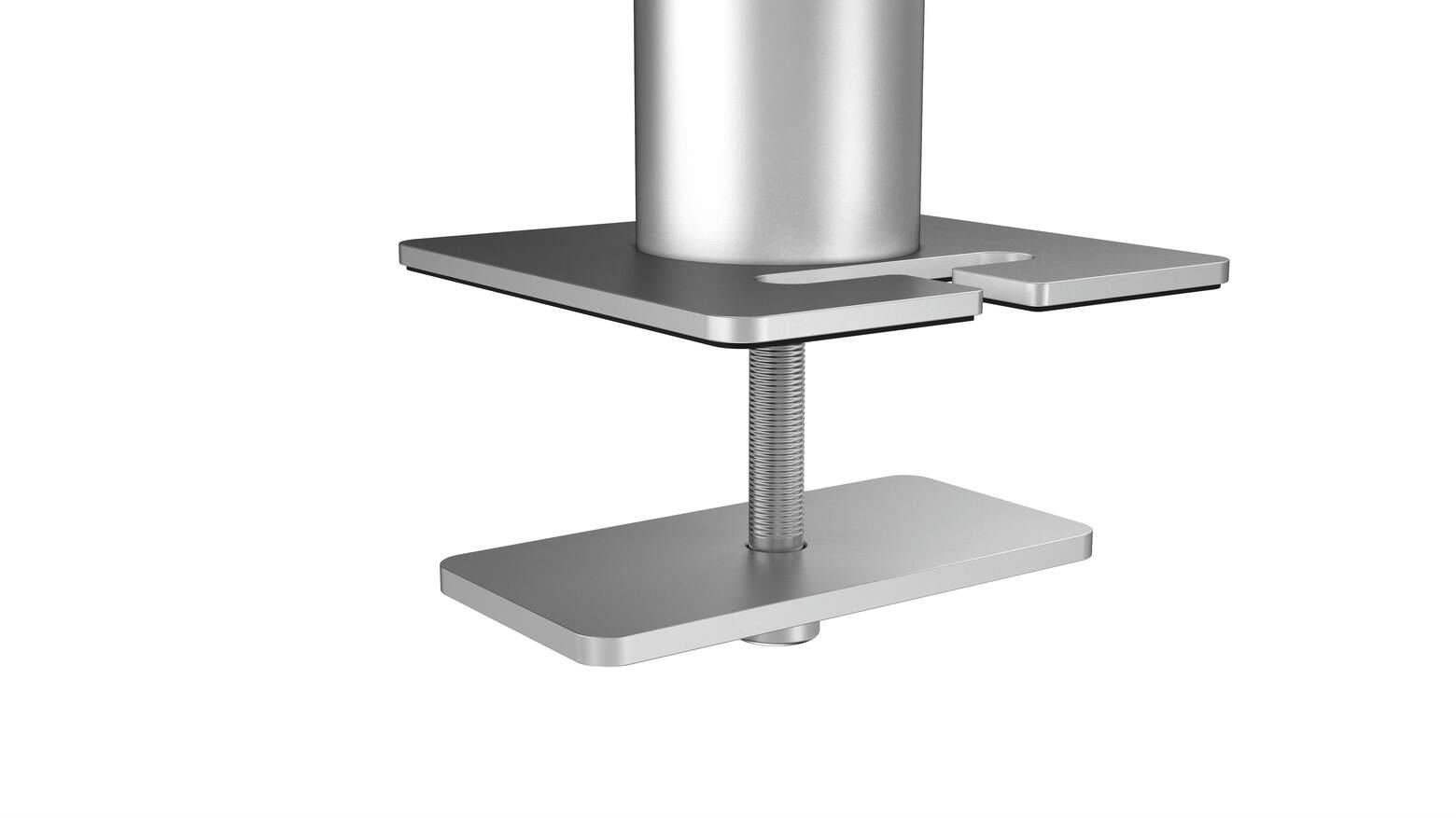 Durable Monitor Mount PRO with Arm for 1 Screen and 1 Tablet | Through Desk