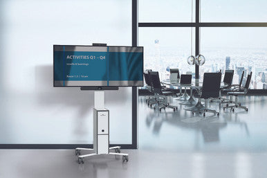 Durable Mobile TV Cart | Portable Screen that Fits TVs up to 65"