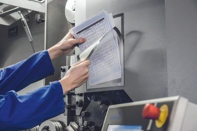 Durable DURAFRAME Magnetic Plus Sign Holder | Letter 8.5" x 11" | Silver | 2 Pack