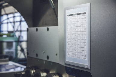 Durable DURAFRAME Magnetic Plus Sign Holder | Letter 8.5" x 11" | Silver | 2 Pack