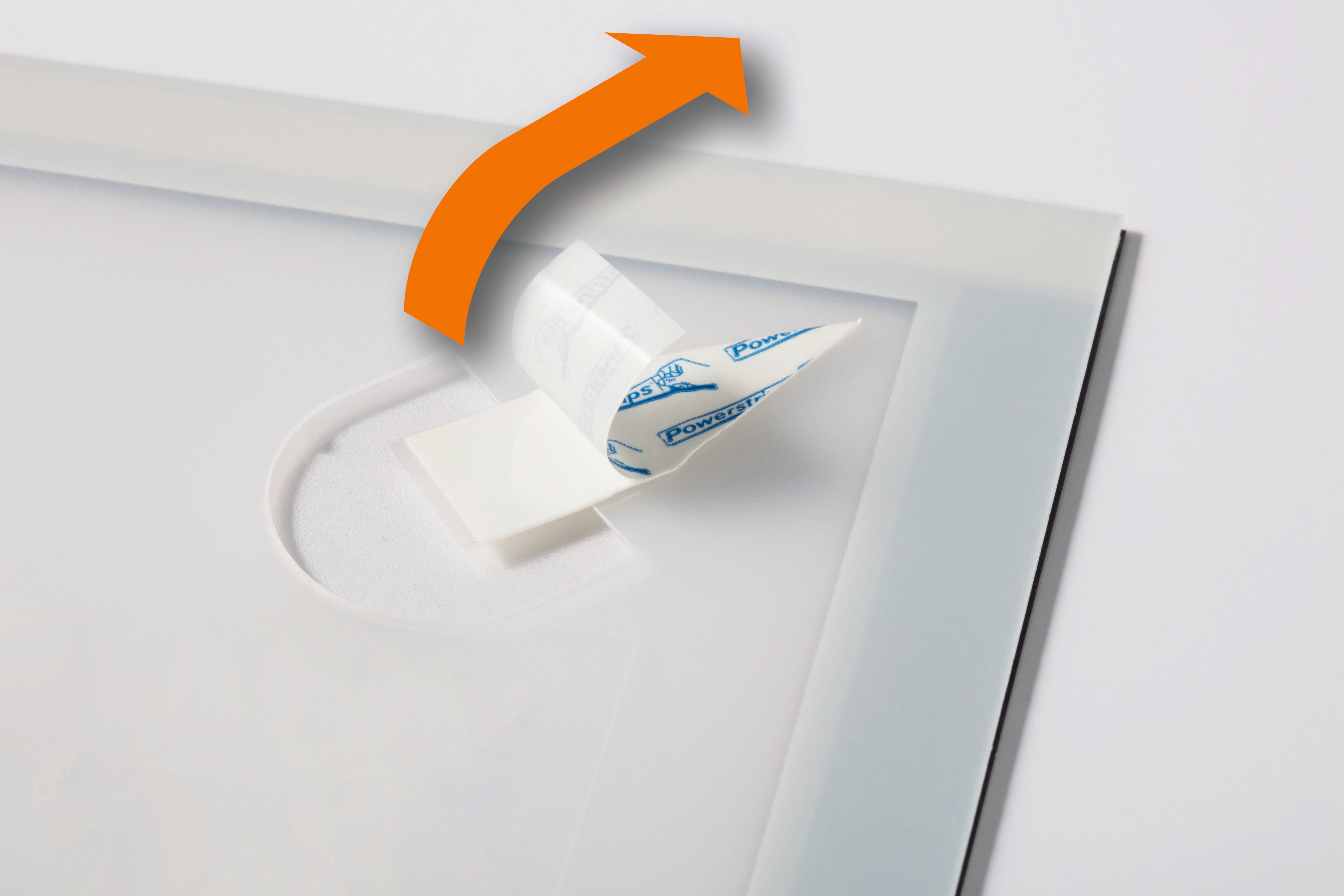 Durable DURAFRAME Wallpaper Sign Holder | Letter 8.5" x 11" | Silver