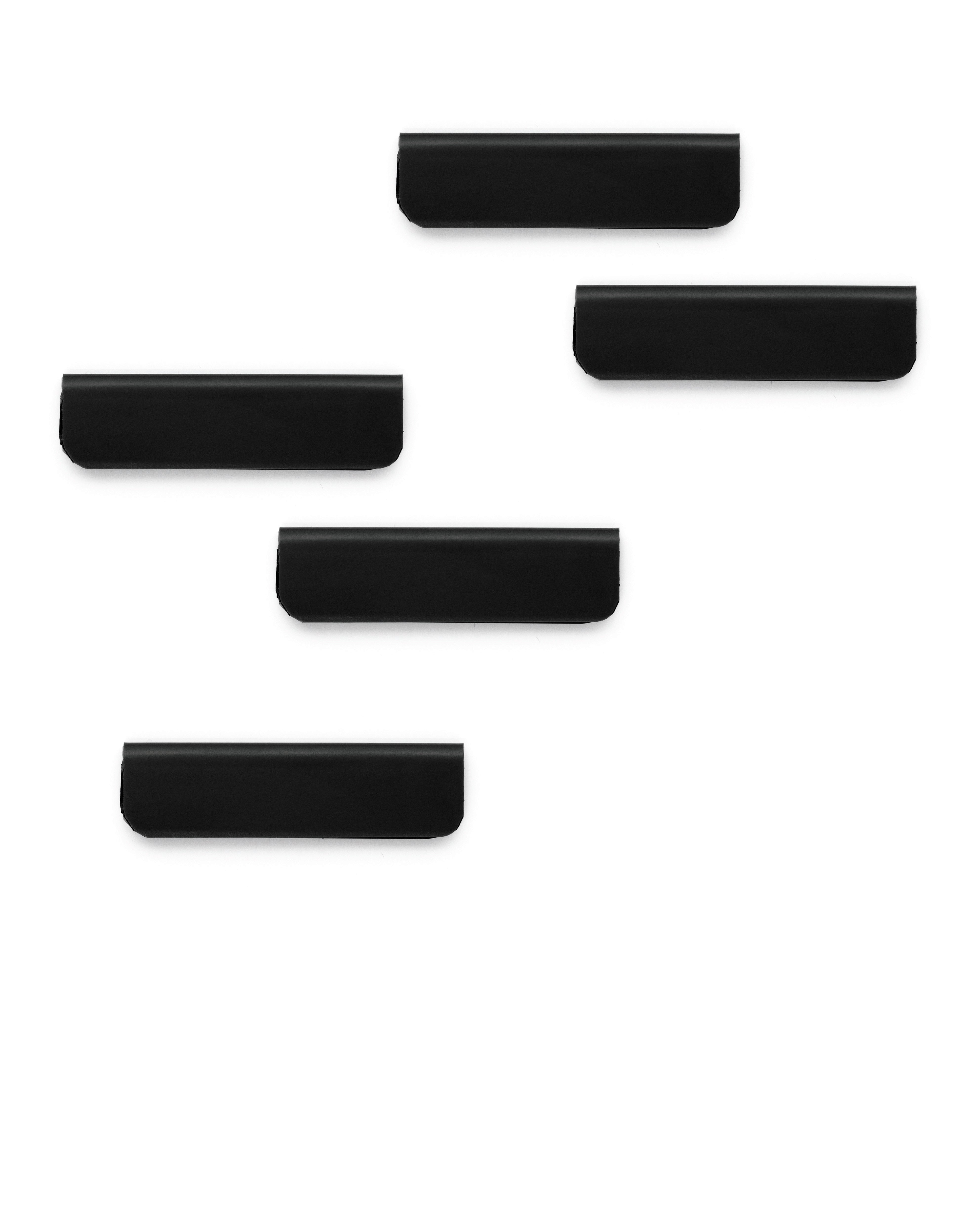 Durable DURAFIX Adhesive Backing Magnetic Notes Clips | 5 Pack | 2.36" | Black