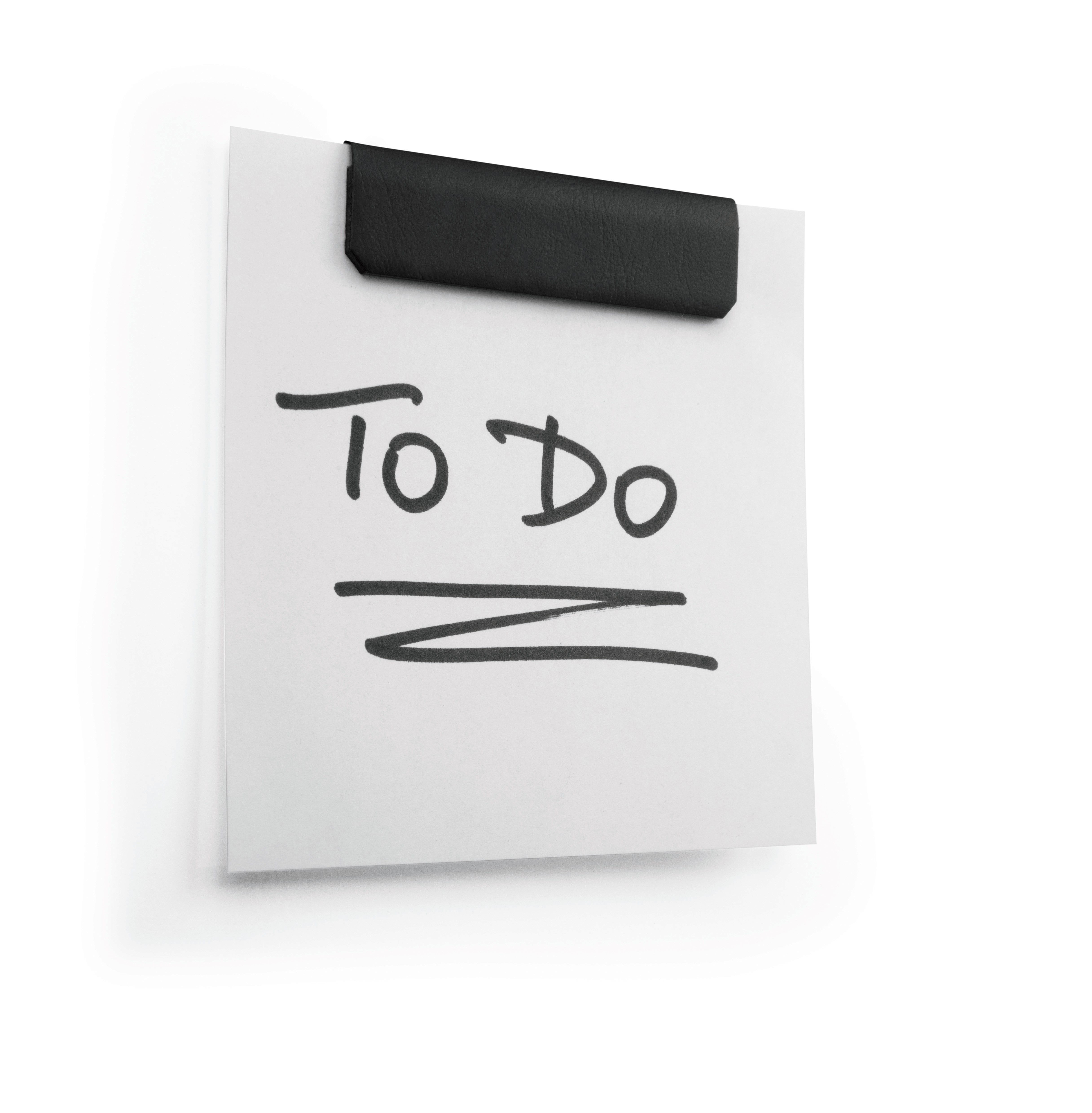 Durable DURAFIX Adhesive Backing Magnetic Notes Clips | 5 Pack | 2.36" | Black