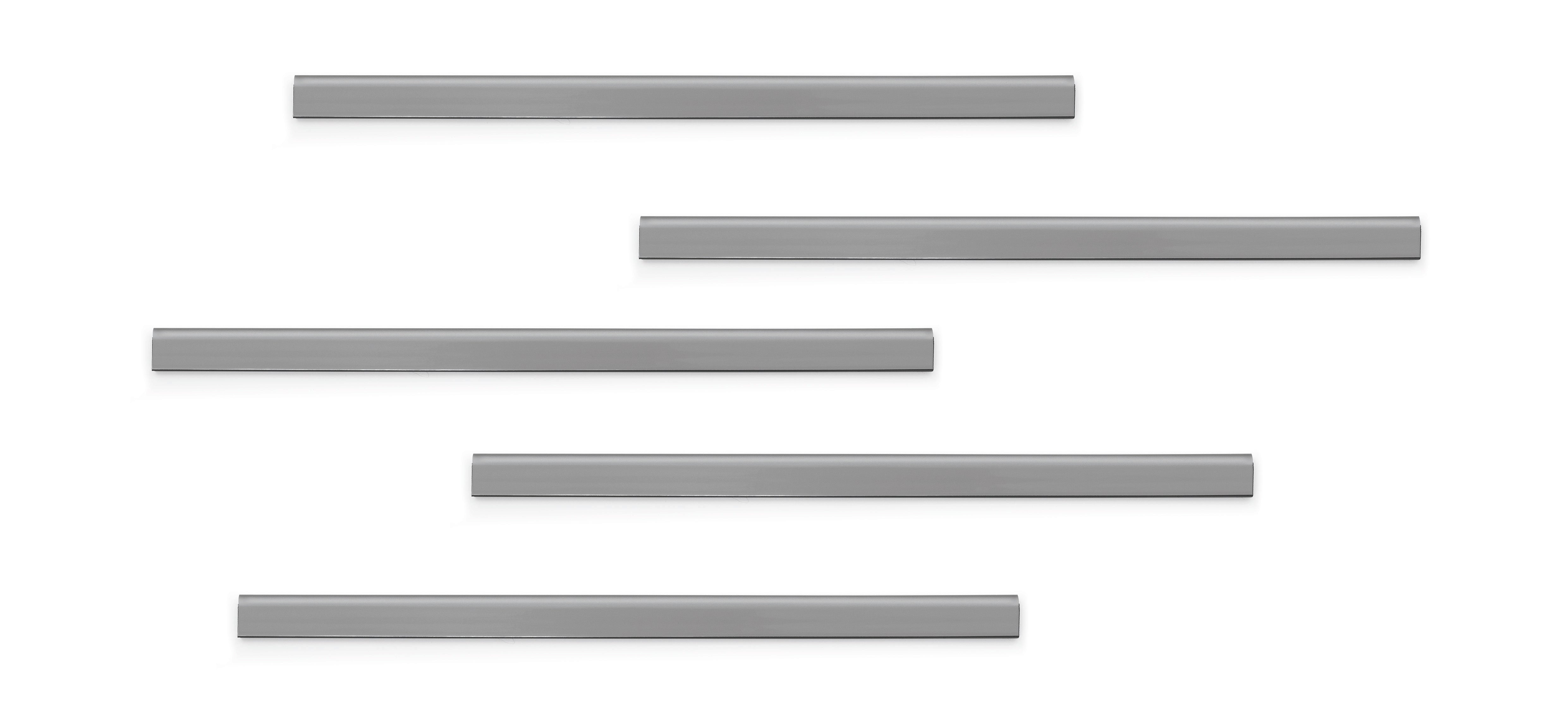 Durable DURAFIX Magnetic Rail | 11.7" | Silver | 5 Pack