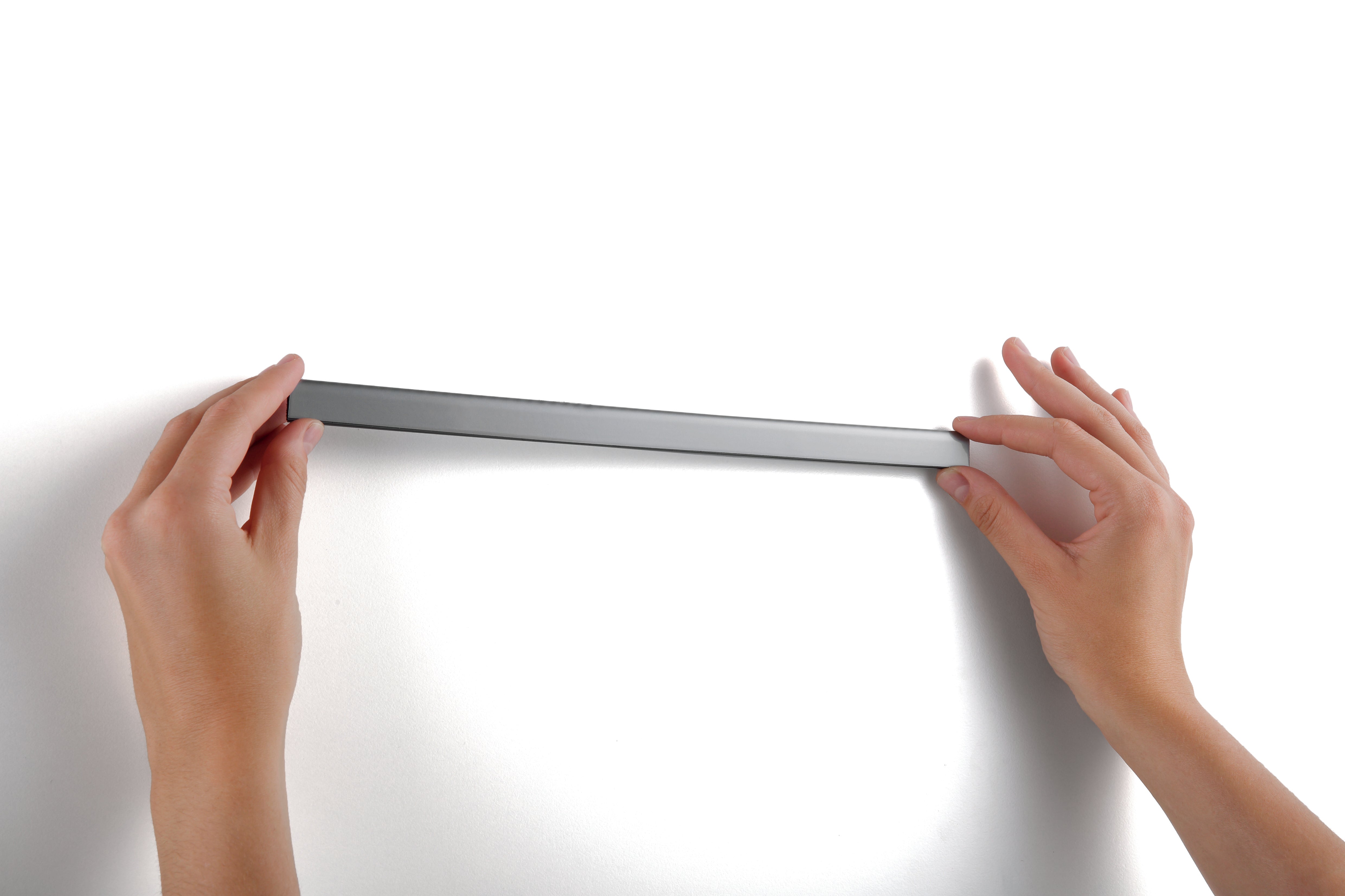 Durable DURAFIX Magnetic Rail | 11.7" | Silver | 5 Pack