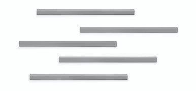 Durable DURAFIX Magnetic Rail | 11.7" | Silver | 5 Pack