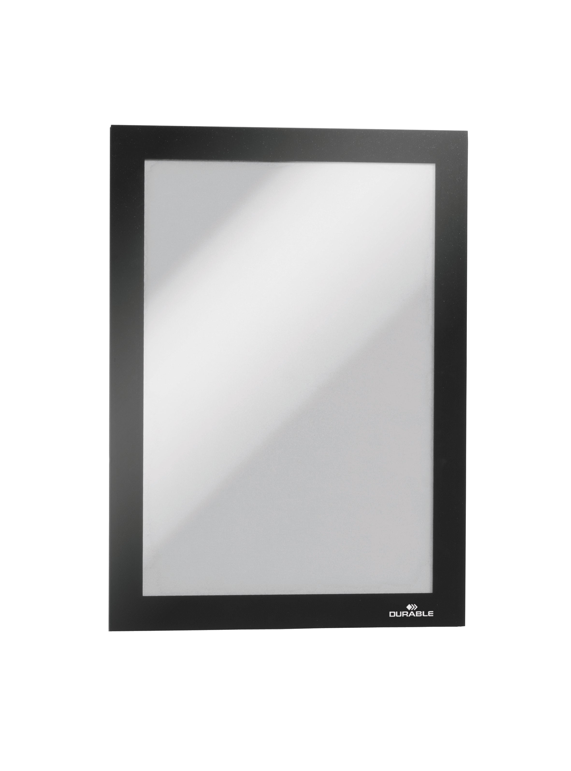 Durable DURAFRAME Magnetic Sign Holder | Half-Letter 5.5" x 8.5" | Black | 2 Pack