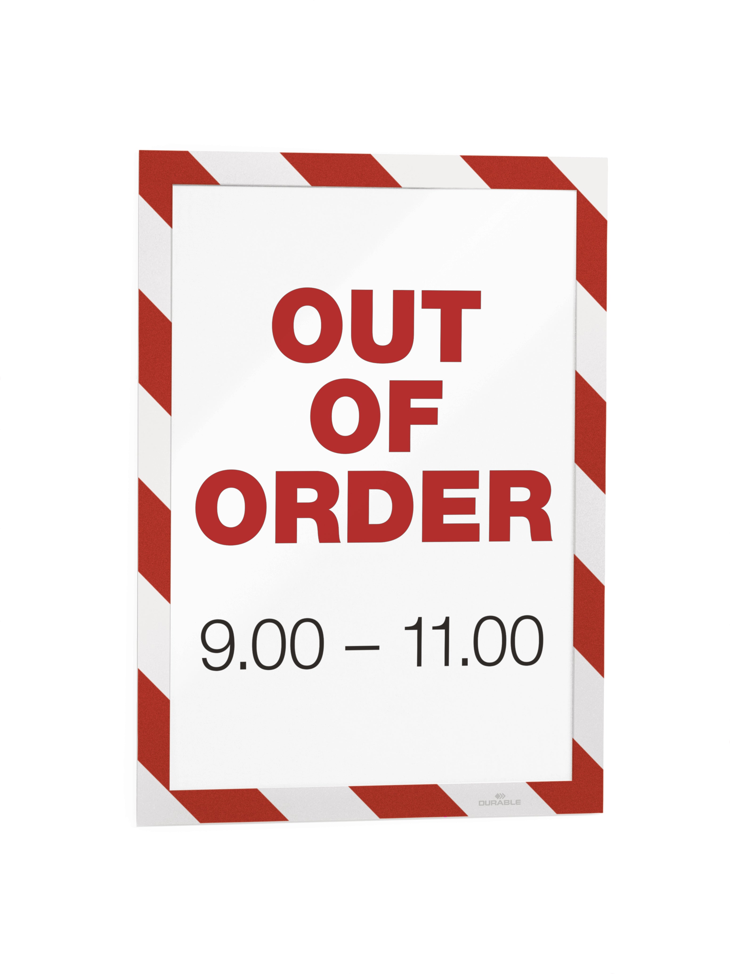 Duraframe Security Infoframe with Out of Order Sign