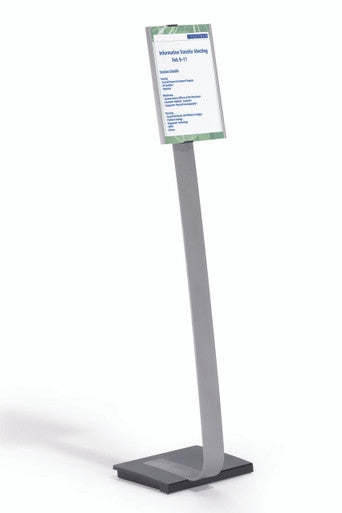 Durable INFOBASE Duo Letter Size Floor Stand | Letter Size Inserts
