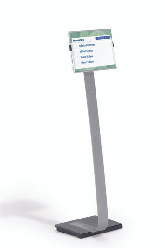 Durable INFOBASE Duo Letter Size Floor Stand | Letter Size Inserts