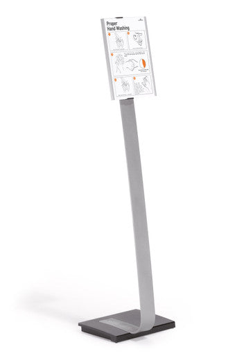 Durable INFOBASE Duo Letter Size Floor Stand | Letter Size Inserts