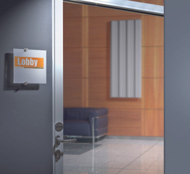 Durable CRYSTAL SIGN Door & Wall Information | 8.25" x 8.25" Inches Landscape